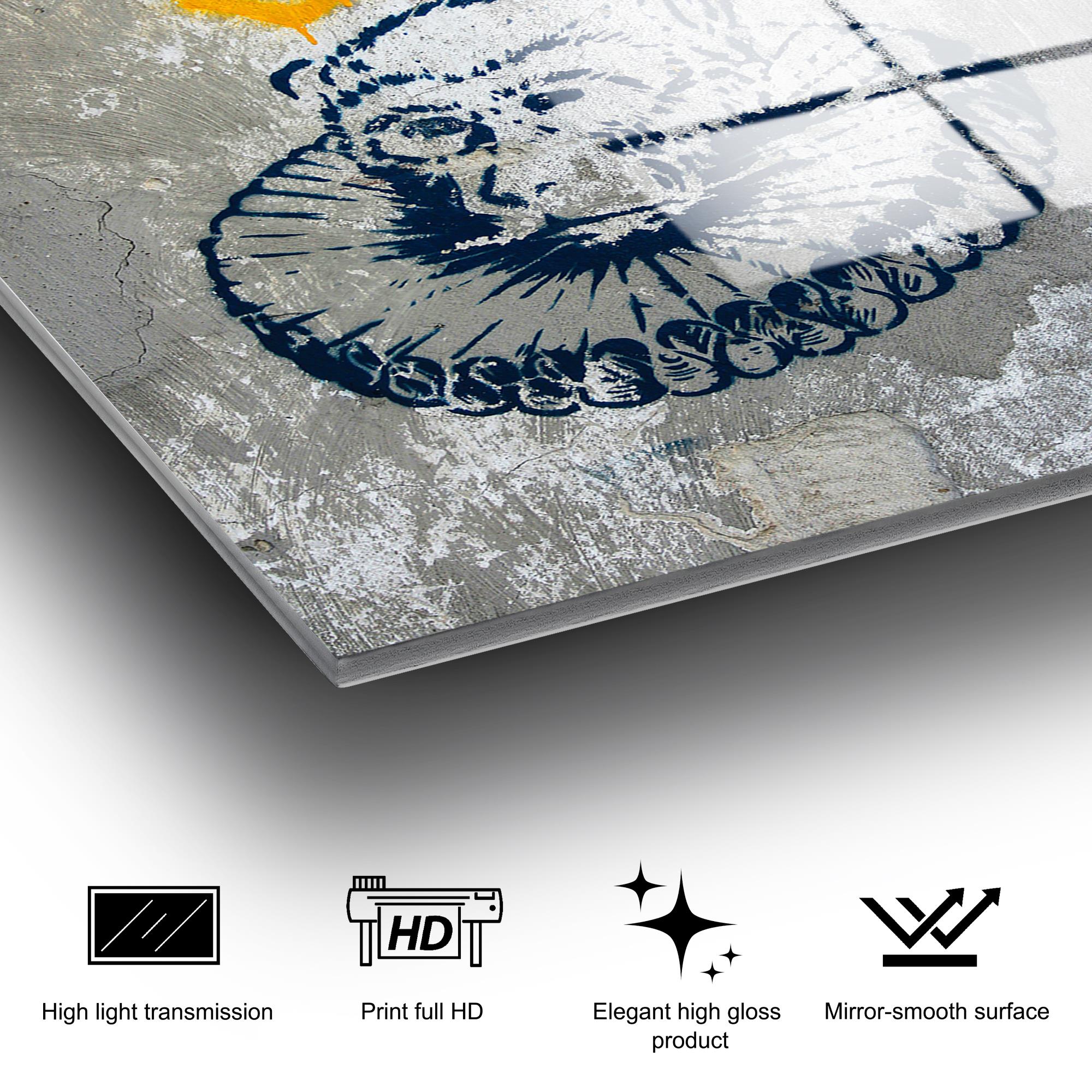 UV-1191 Baskılı Cam Dikdörtgen Duvar Tablosu | ByLamp