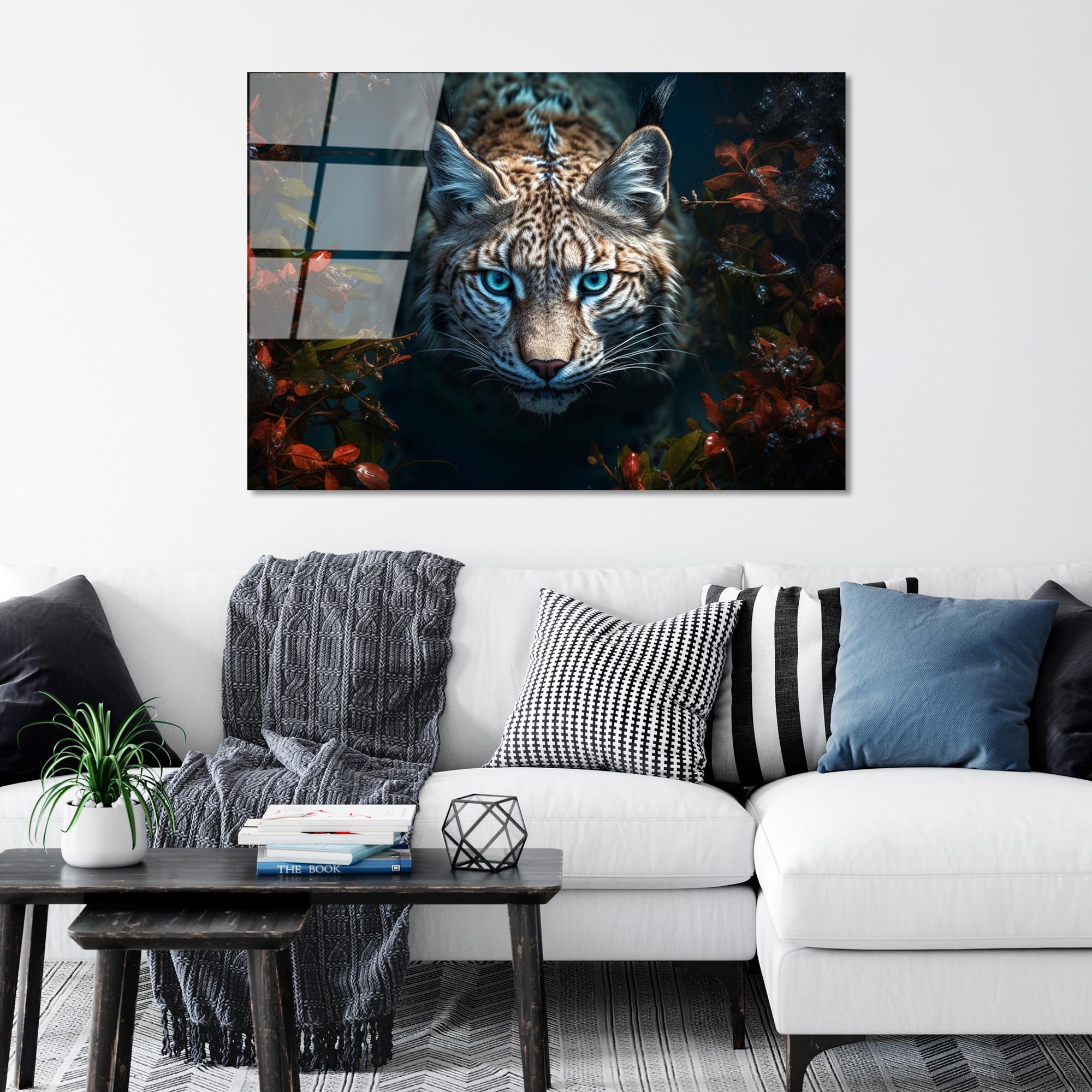 UV-1195 Baskılı Cam Dikdörtgen Duvar Tablosu | ByLamp