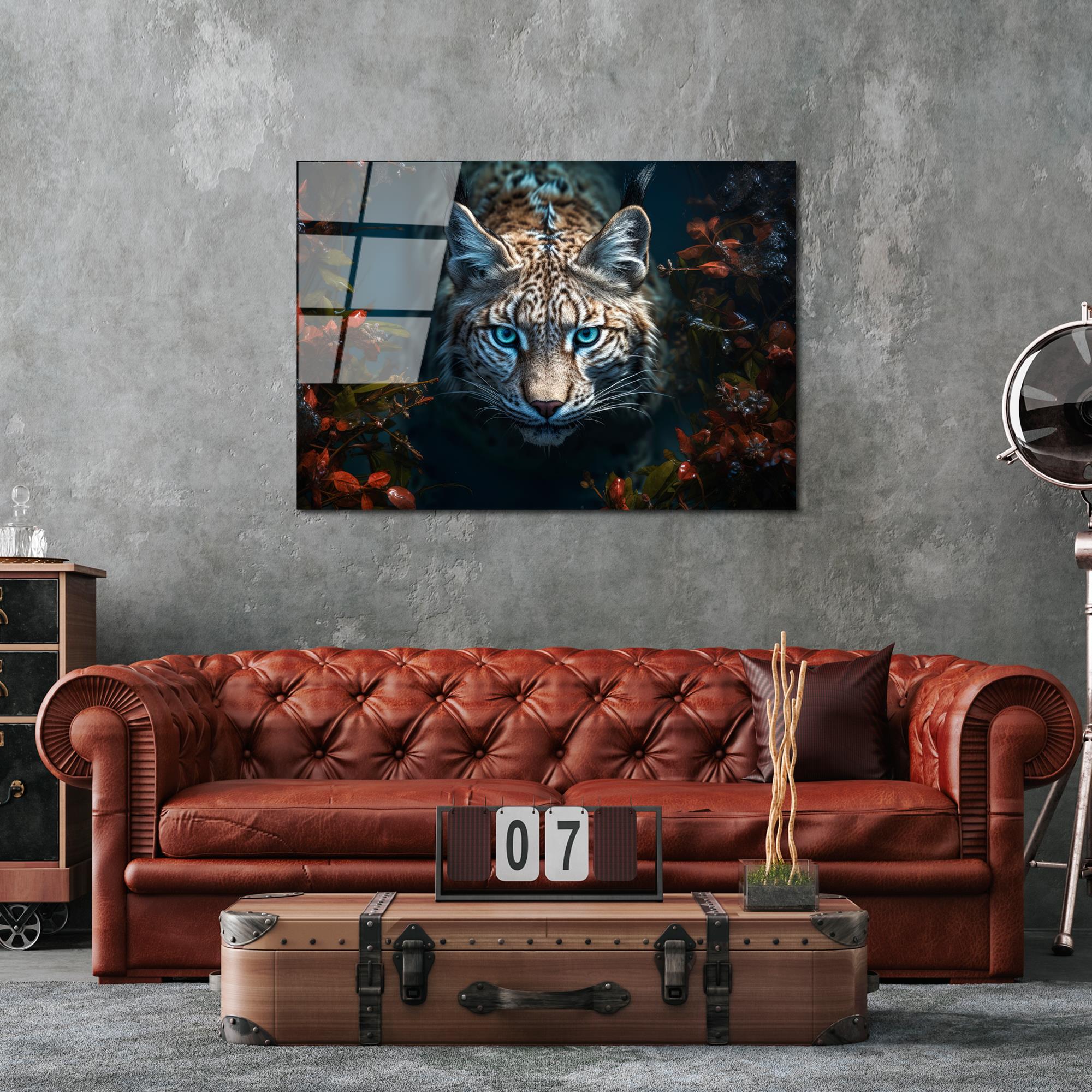 UV-1195 Baskılı Cam Dikdörtgen Duvar Tablosu | ByLamp