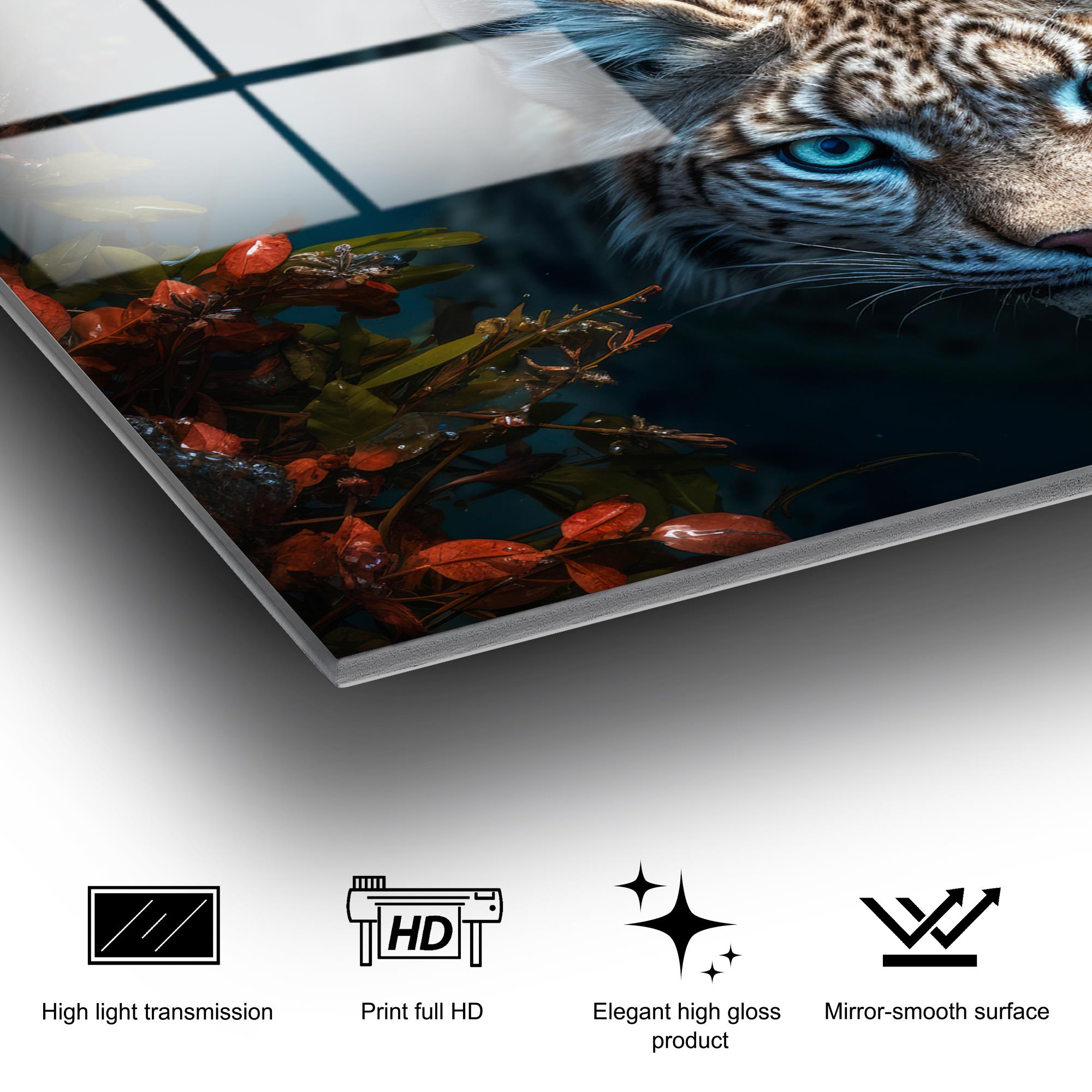 UV-1195 Baskılı Cam Dikdörtgen Duvar Tablosu | ByLamp