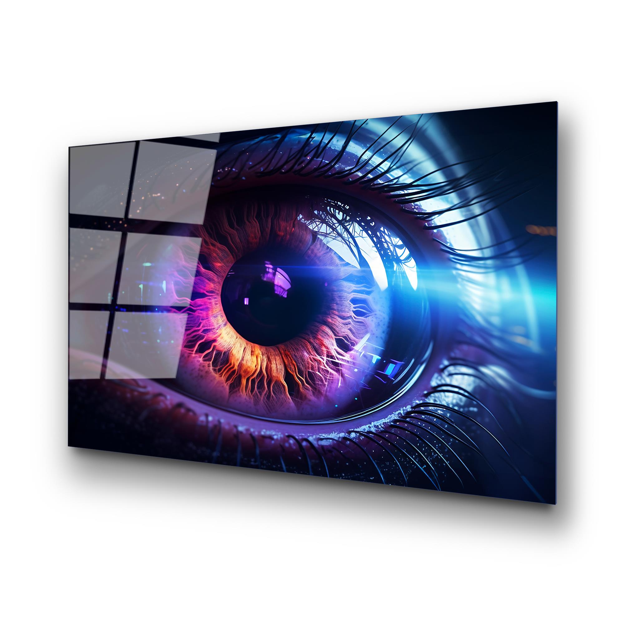 UV-1196 Baskılı Cam Dikdörtgen Duvar Tablosu | ByLamp