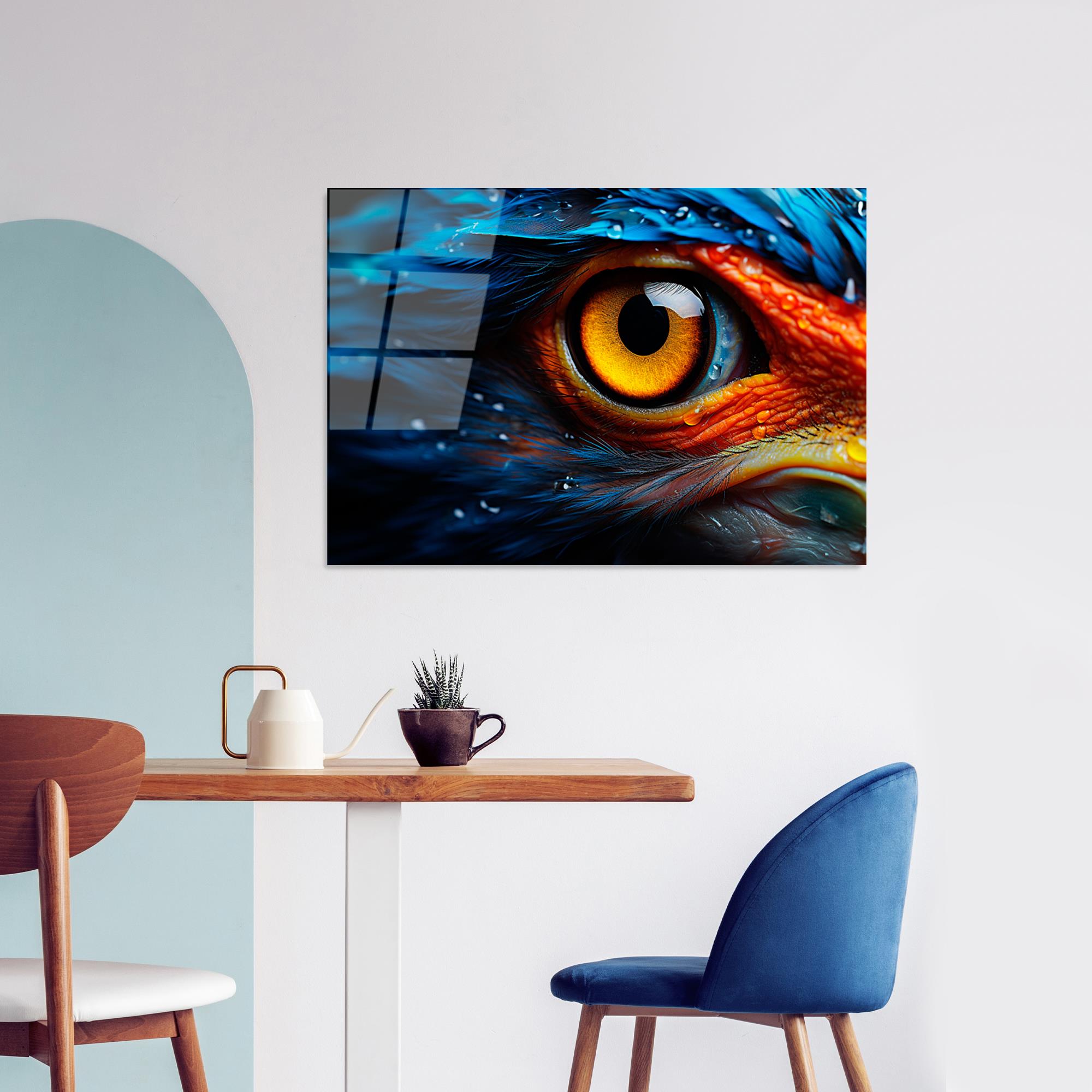 UV-1197 Baskılı Cam Dikdörtgen Duvar Tablosu | ByLamp