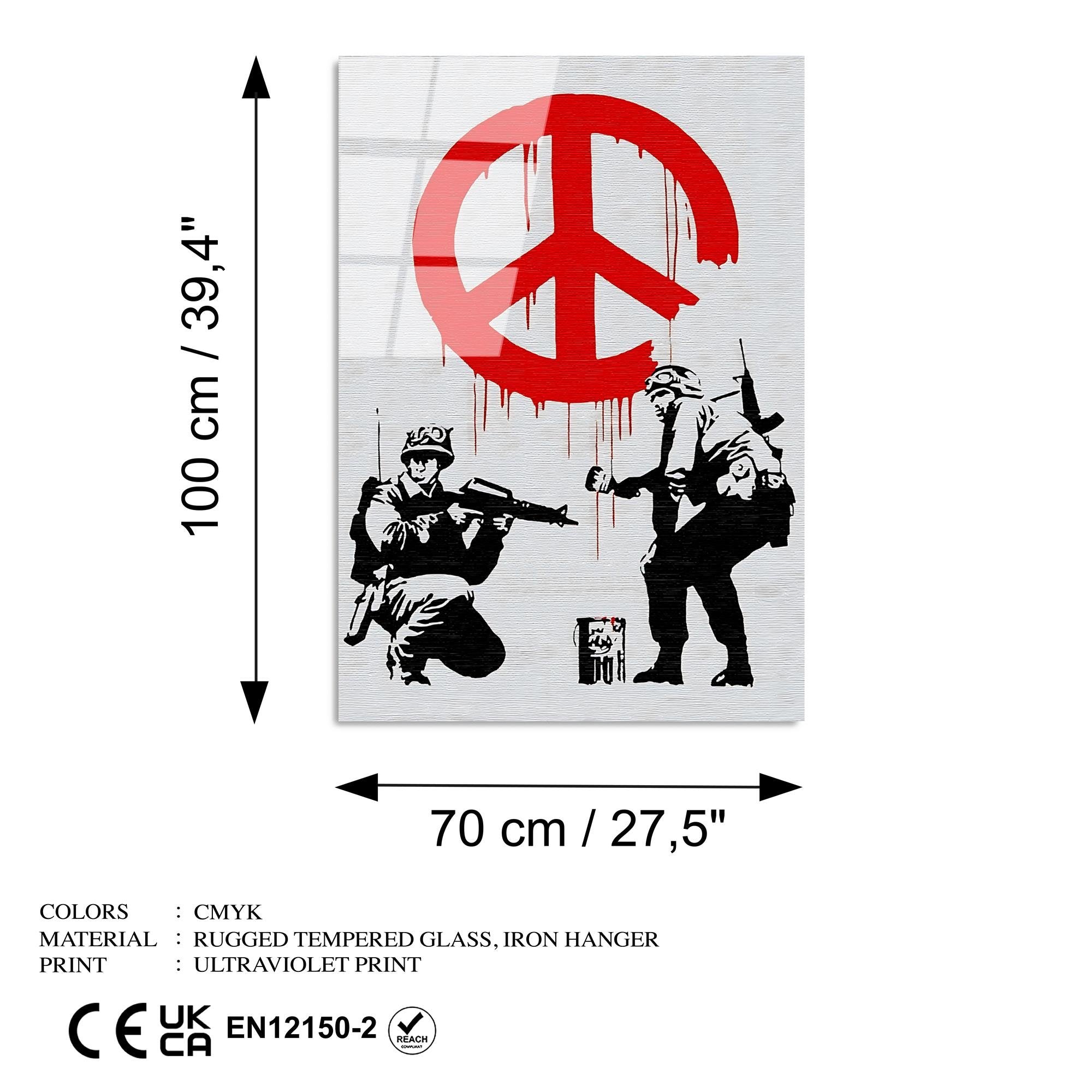 UV-1198 Baskılı Cam Dikdörtgen Duvar Tablosu | ByLamp