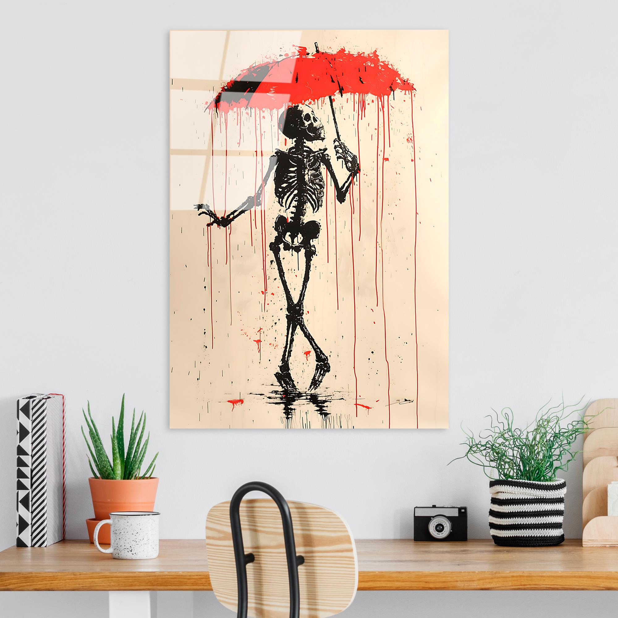 UV-1199 Baskılı Cam Dikdörtgen Duvar Tablosu | ByLamp