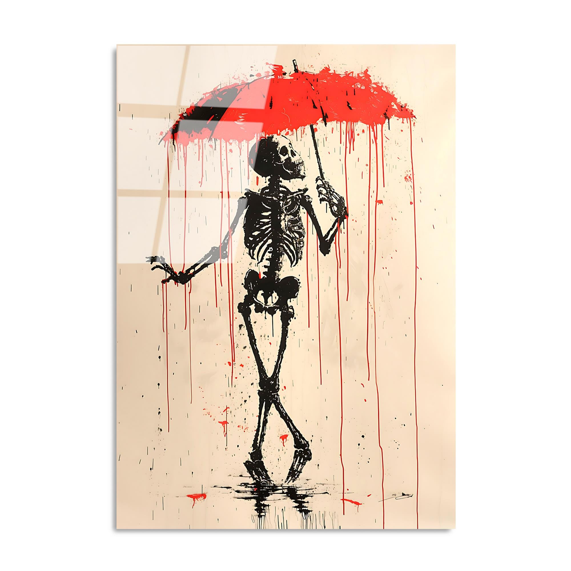 UV-1199 Baskılı Cam Dikdörtgen Duvar Tablosu | ByLamp