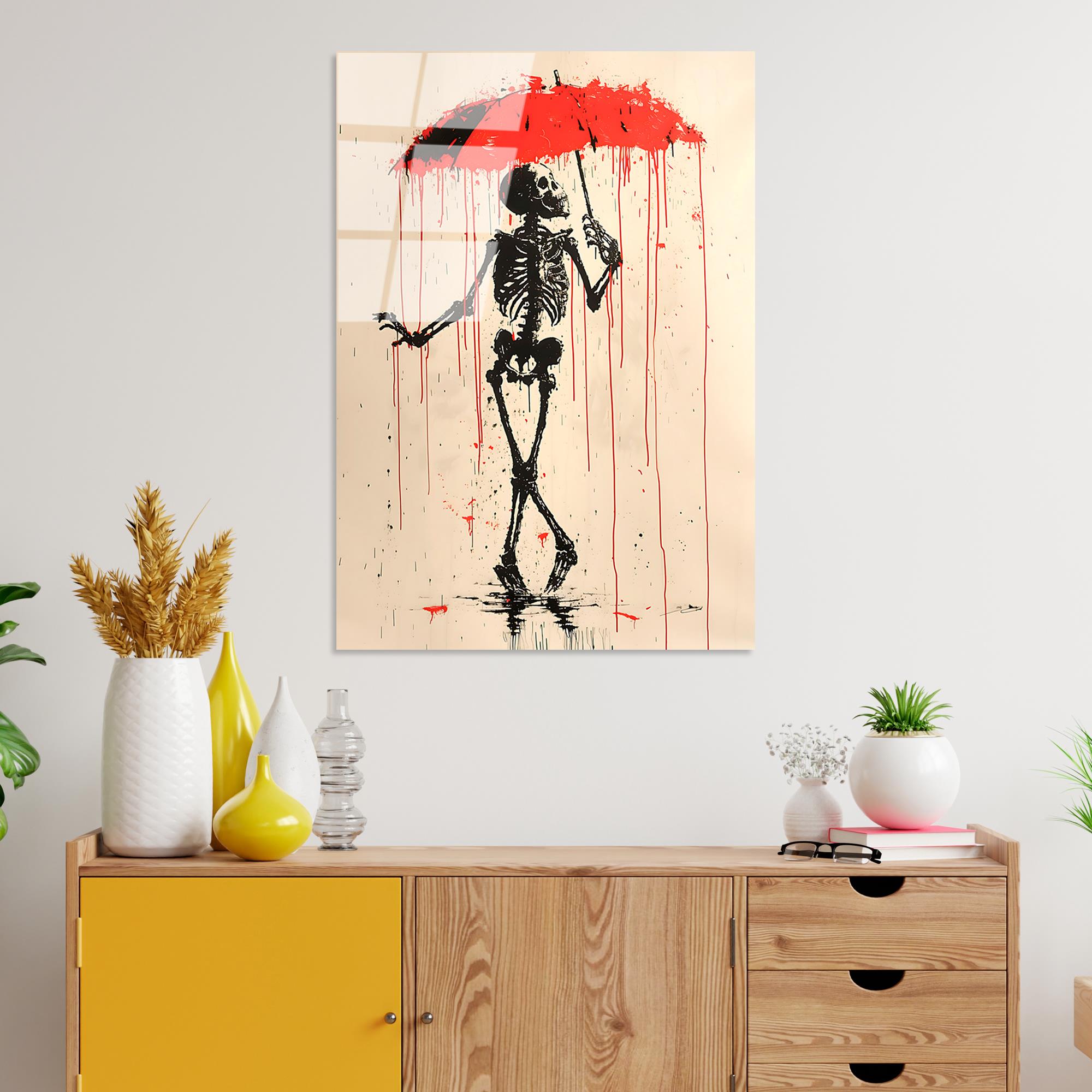 UV-1199 Baskılı Cam Dikdörtgen Duvar Tablosu | ByLamp