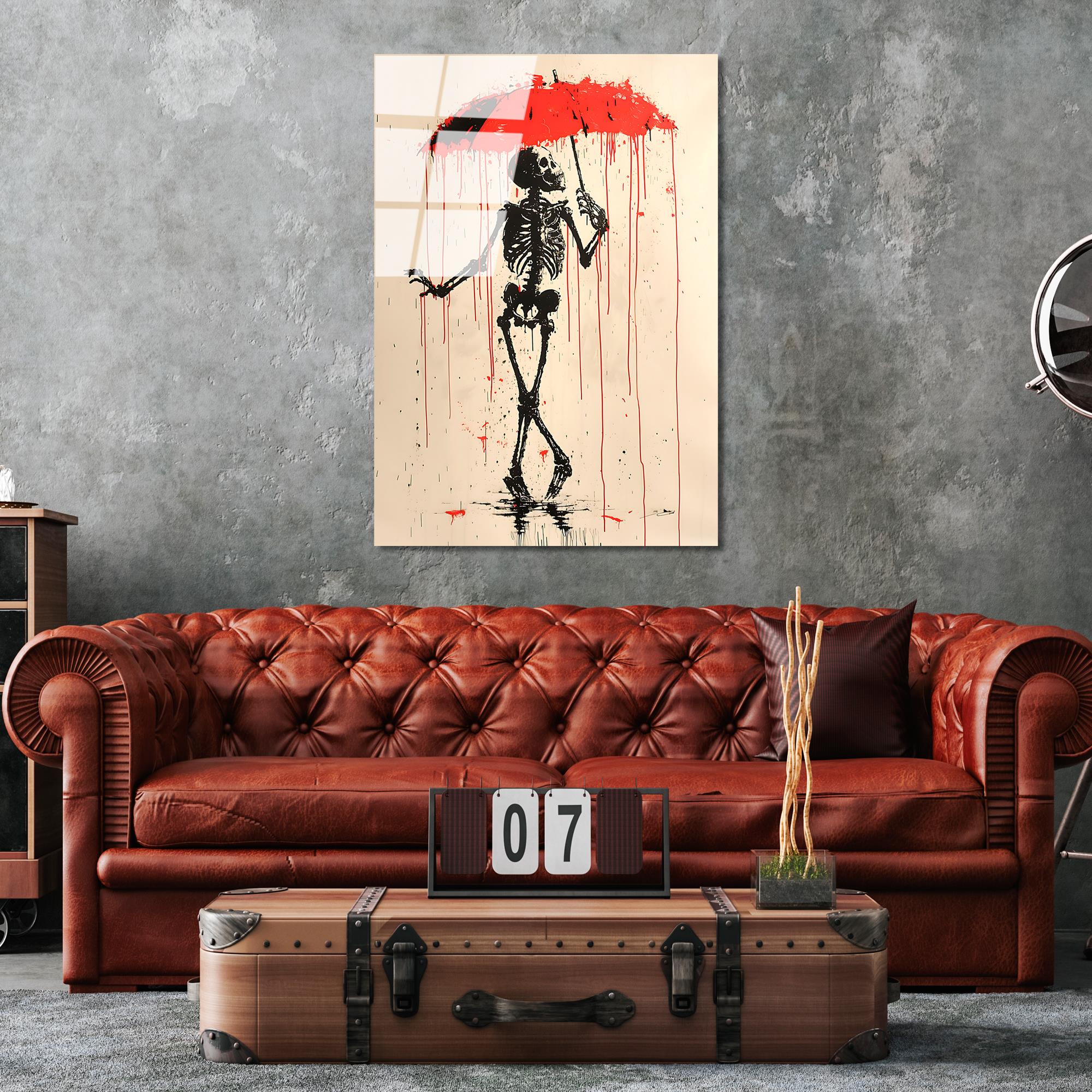 UV-1199 Baskılı Cam Dikdörtgen Duvar Tablosu | ByLamp