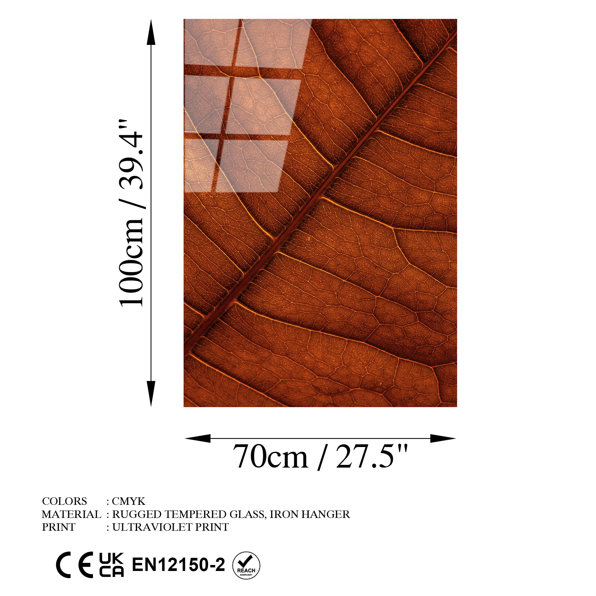 UV-119 Baskılı Cam Dikdörtgen Duvar Tablosu | ByLamp