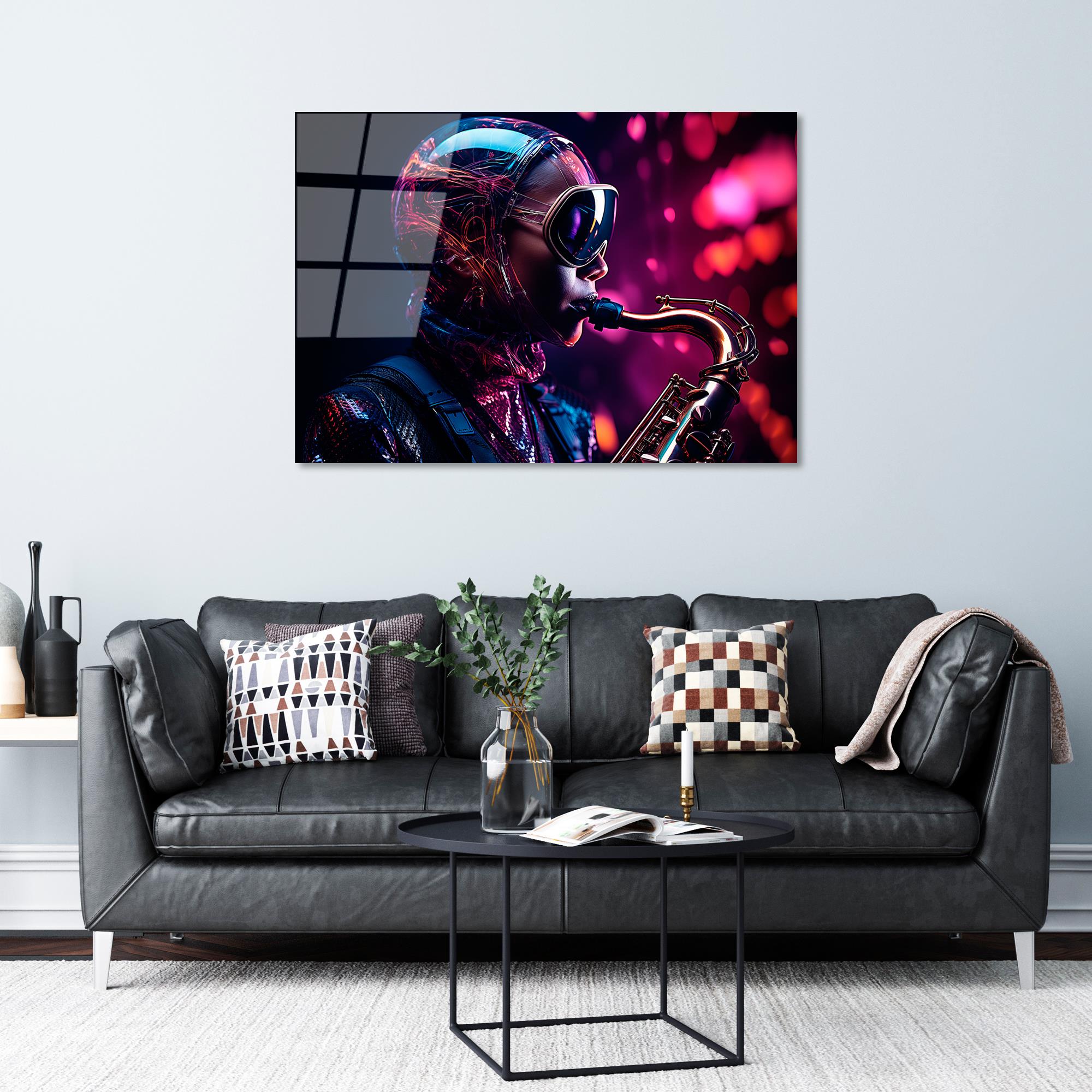 UV-1201 Baskılı Cam Dikdörtgen Duvar Tablosu | ByLamp