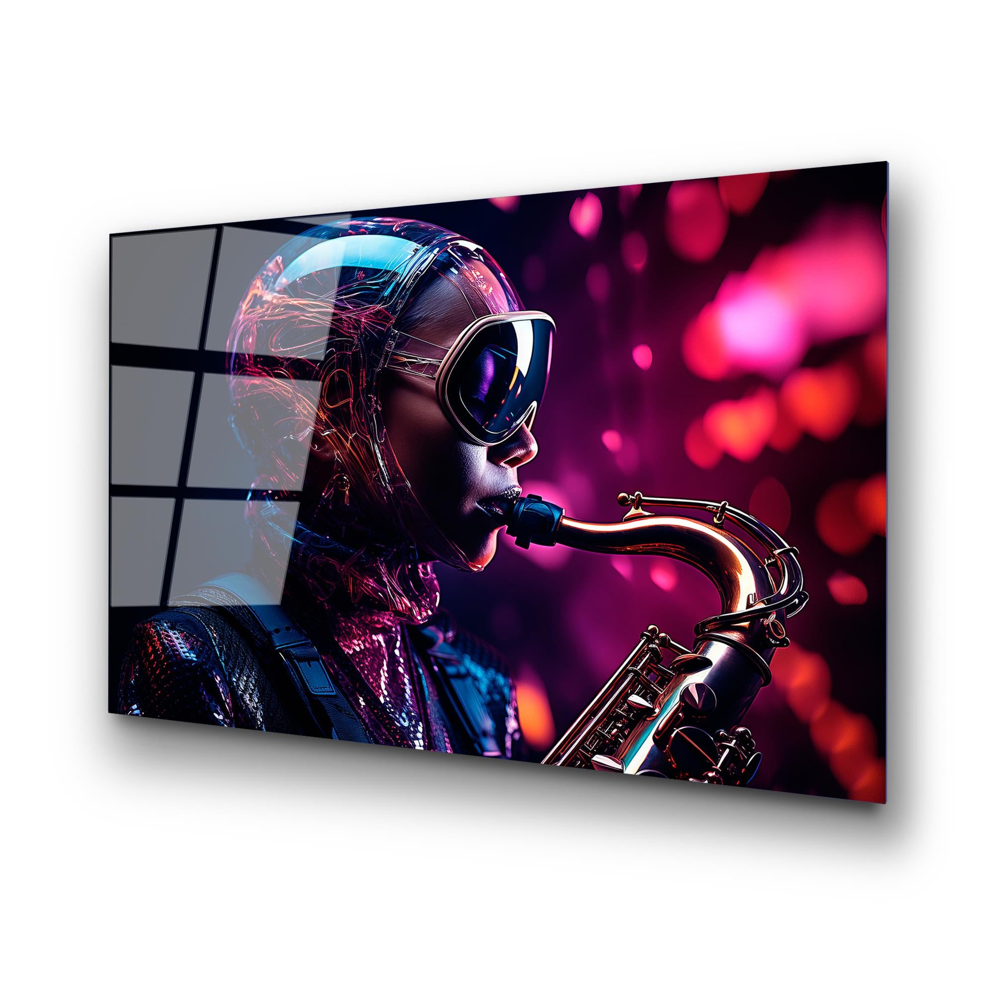 UV-1201 Baskılı Cam Dikdörtgen Duvar Tablosu | ByLamp