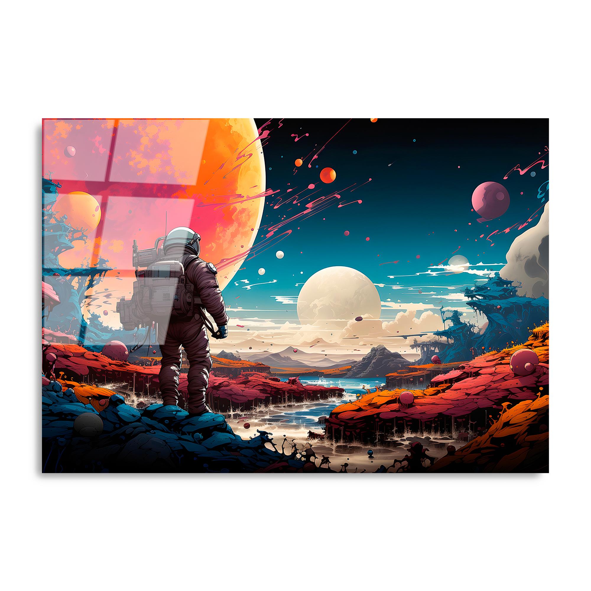 UV-1202 Baskılı Cam Dikdörtgen Duvar Tablosu | ByLamp