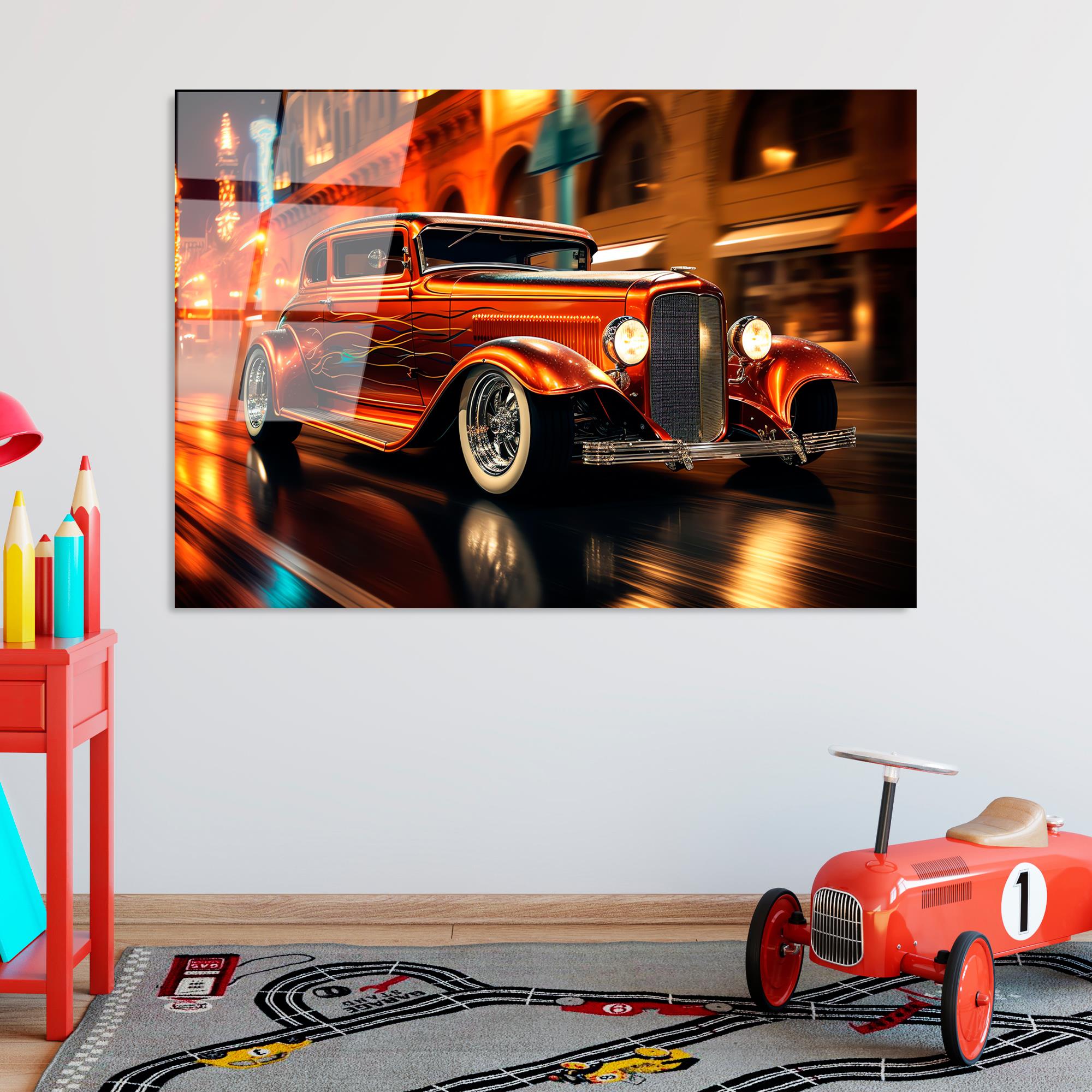 UV-1203 Baskılı Cam Dikdörtgen Duvar Tablosu | ByLamp