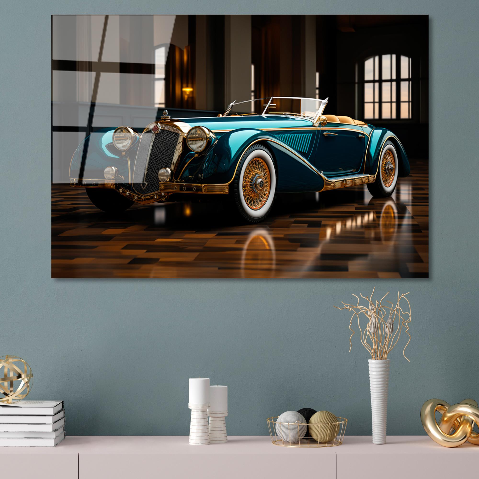 UV-1204 Baskılı Cam Dikdörtgen Duvar Tablosu | ByLamp