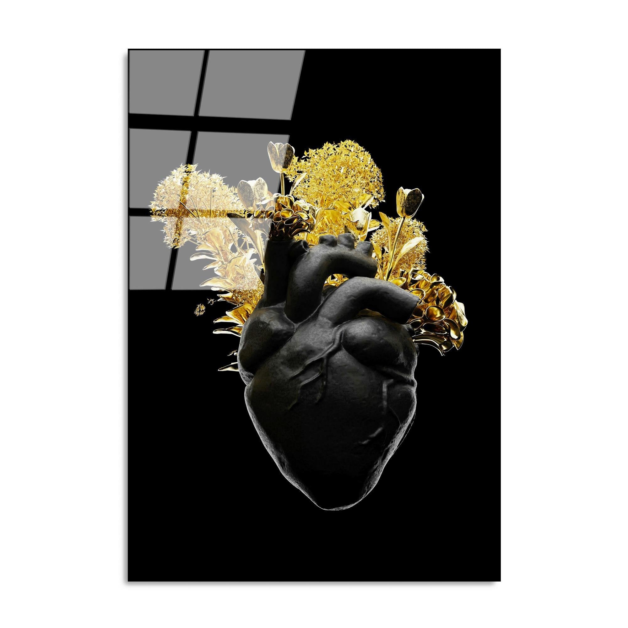 UV-1205 Baskılı Cam Dikdörtgen Duvar Tablosu | ByLamp