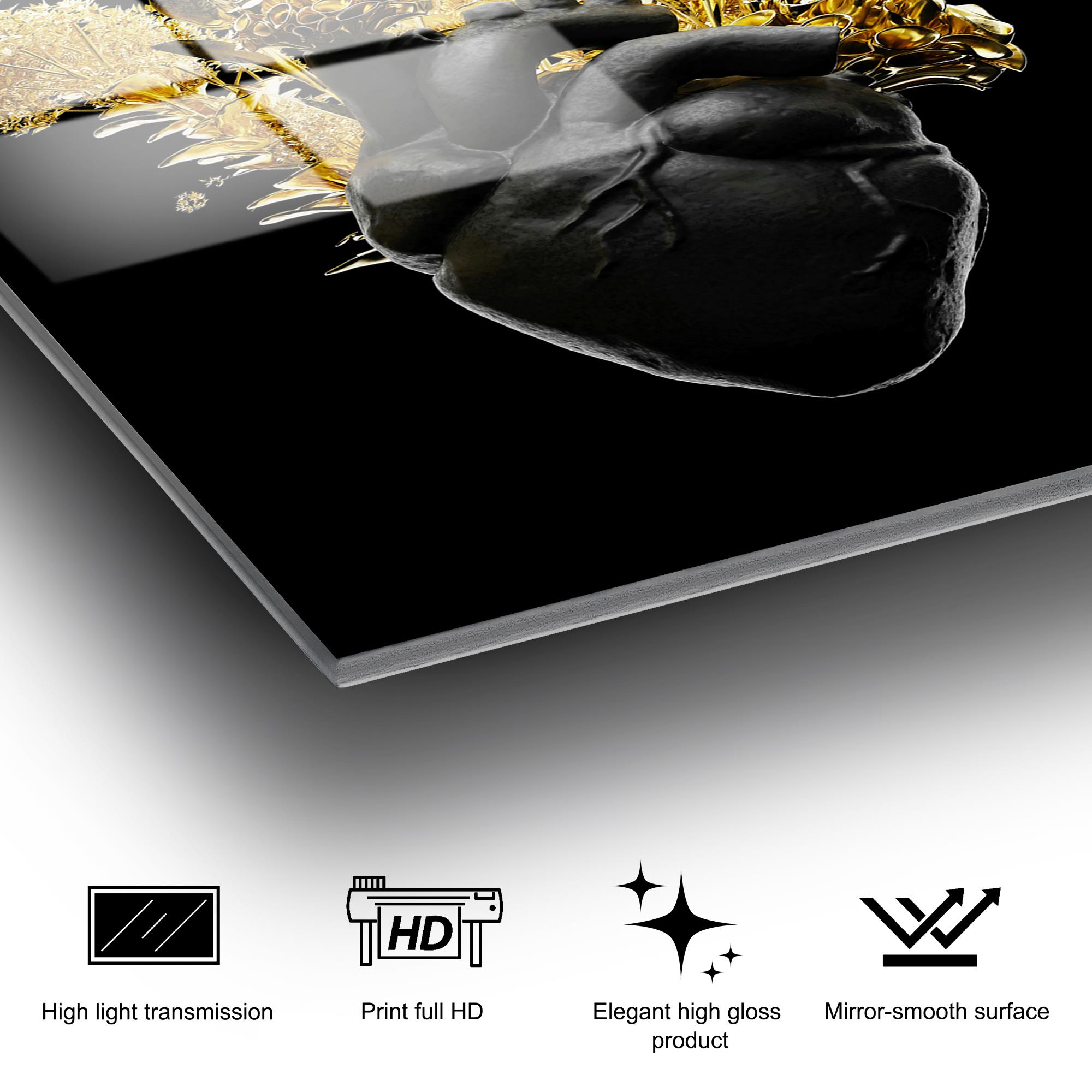 UV-1205 Baskılı Cam Dikdörtgen Duvar Tablosu | ByLamp