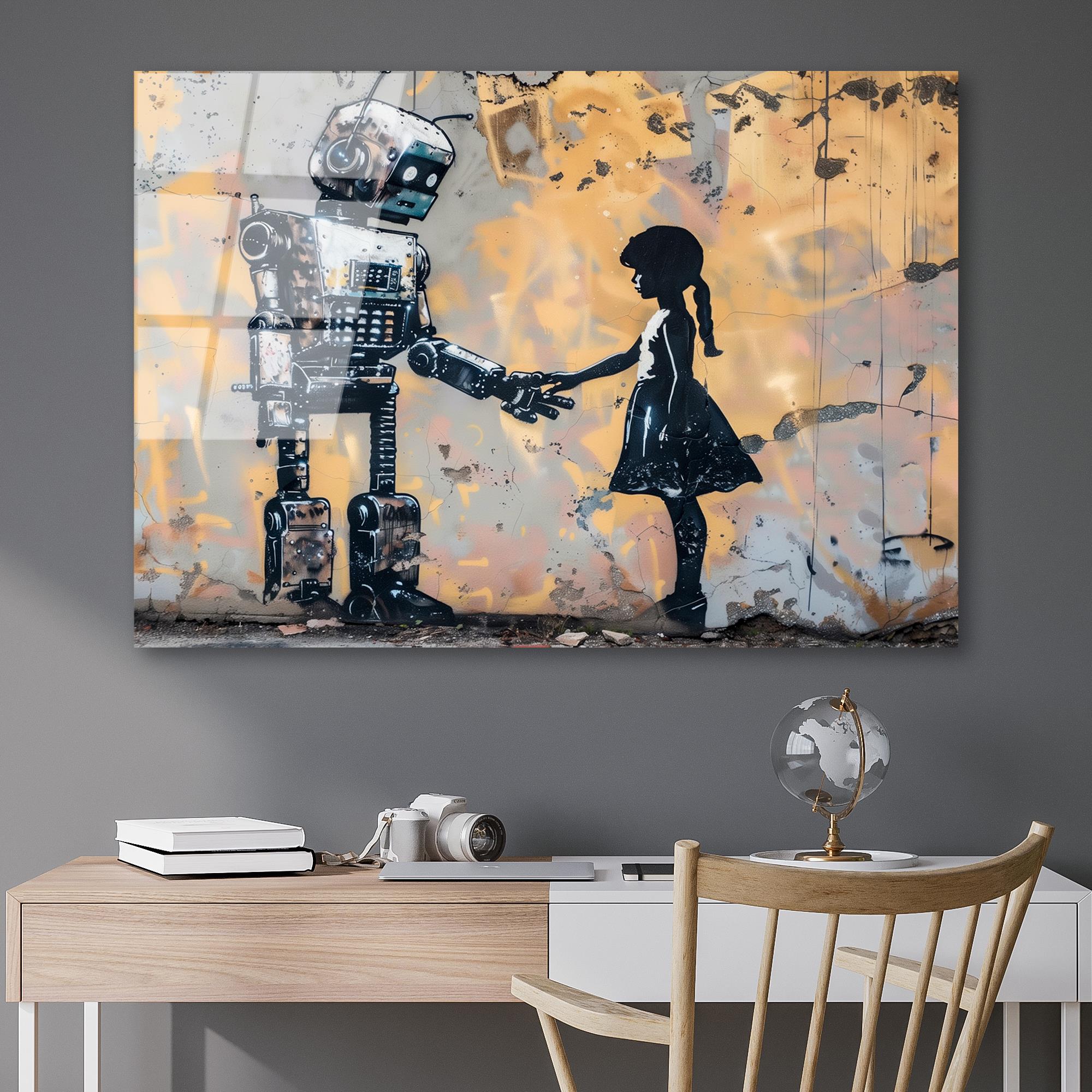 UV-1207 Baskılı Cam Dikdörtgen Duvar Tablosu | ByLamp