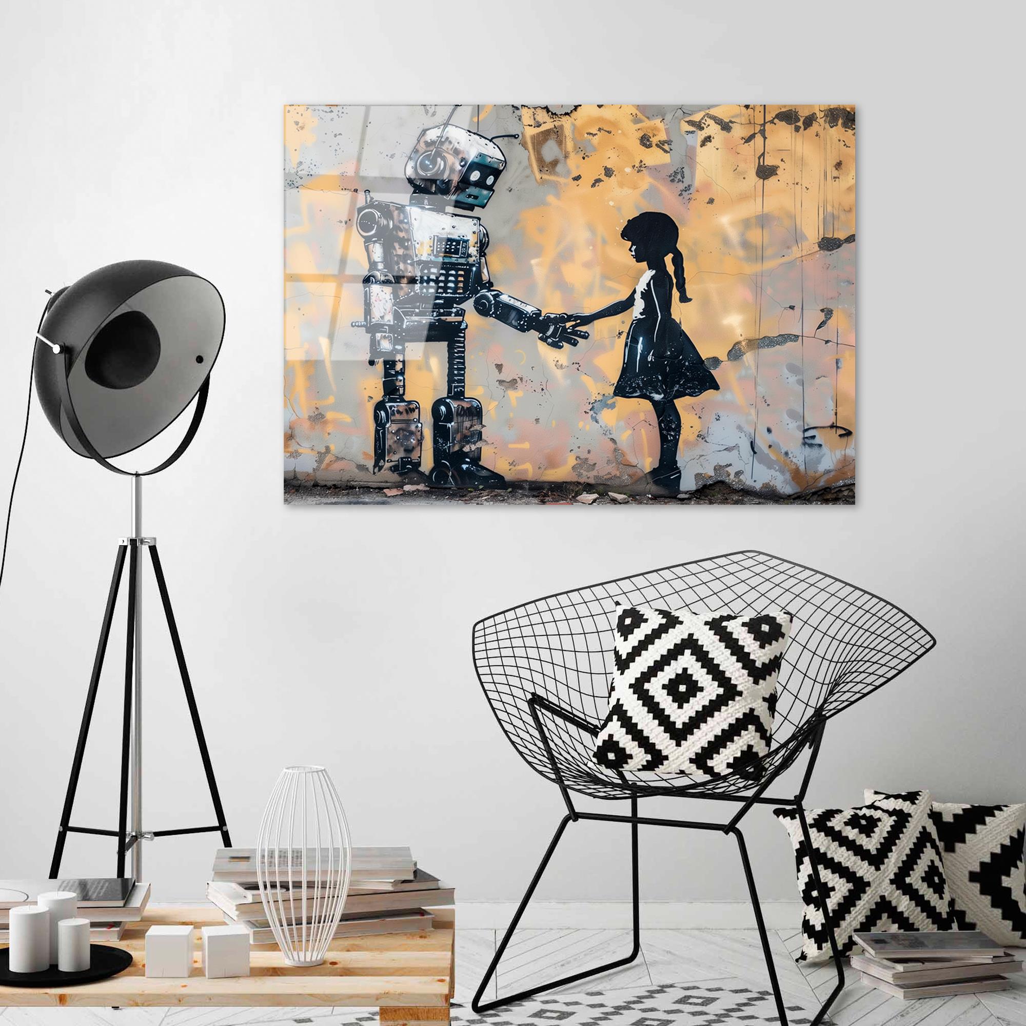 UV-1207 Baskılı Cam Dikdörtgen Duvar Tablosu | ByLamp