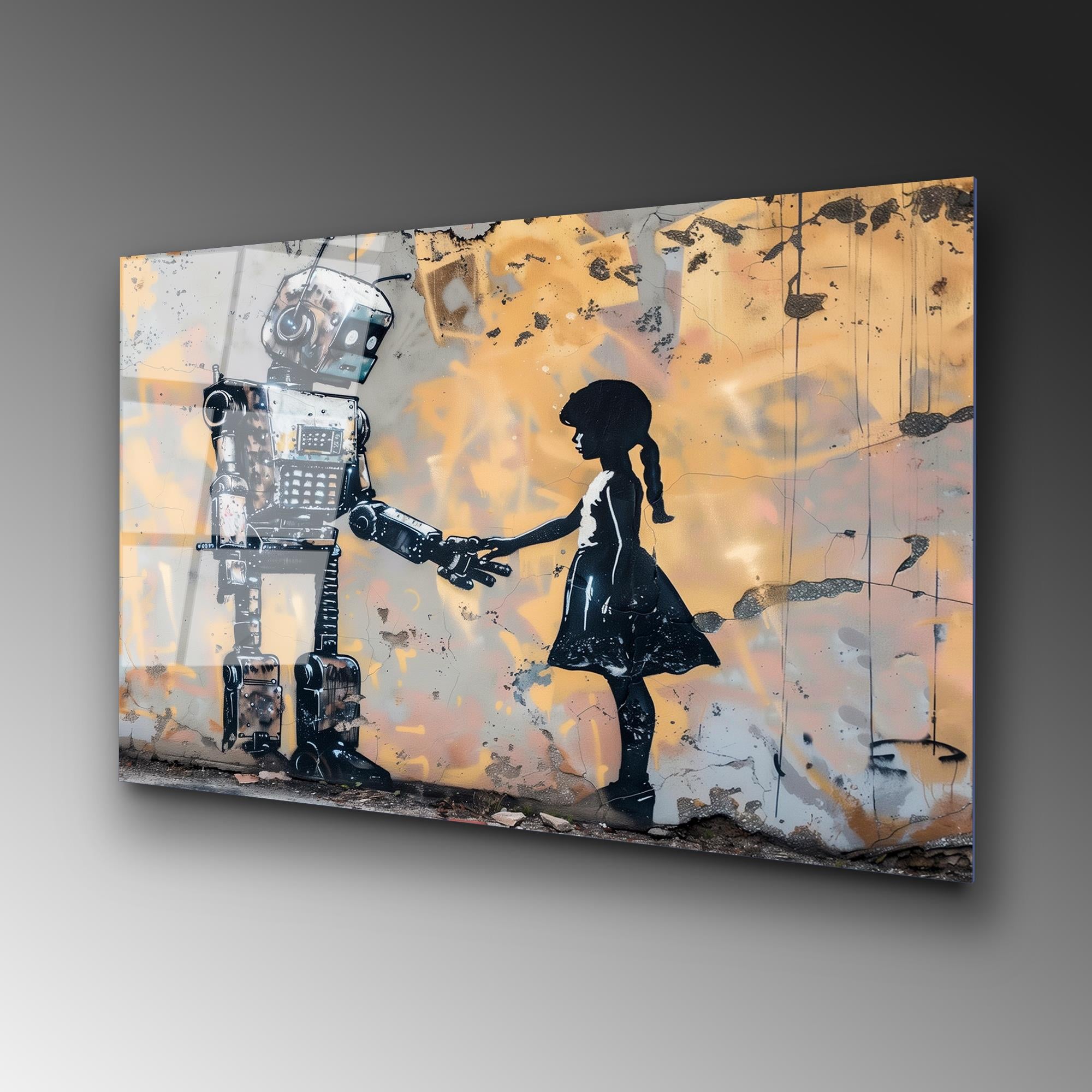 UV-1207 Baskılı Cam Dikdörtgen Duvar Tablosu | ByLamp