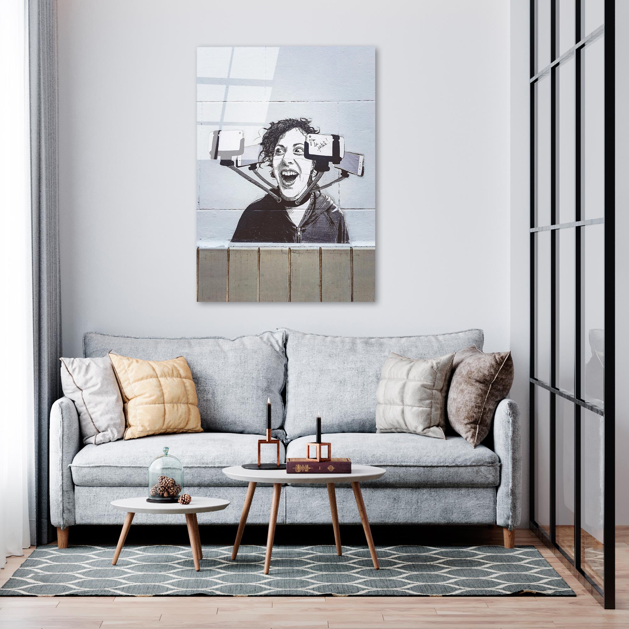 UV-1209 Baskılı Cam Dikdörtgen Duvar Tablosu | ByLamp