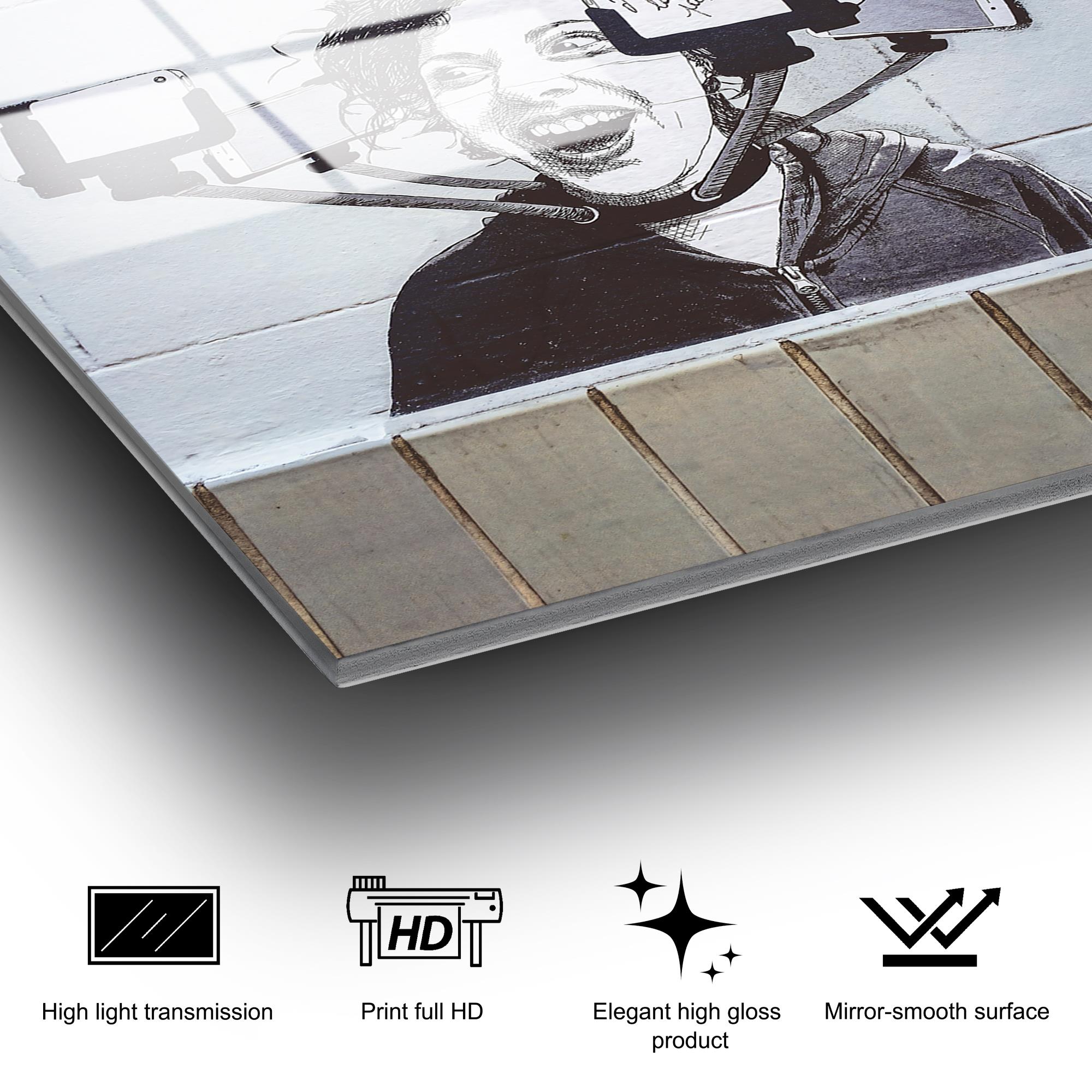 UV-1209 Baskılı Cam Dikdörtgen Duvar Tablosu | ByLamp