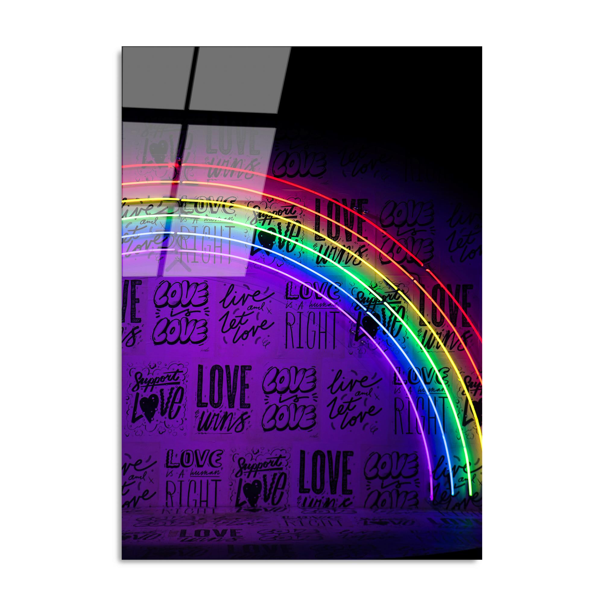 UV-120 Baskılı Cam Dikdörtgen Duvar Tablosu | ByLamp