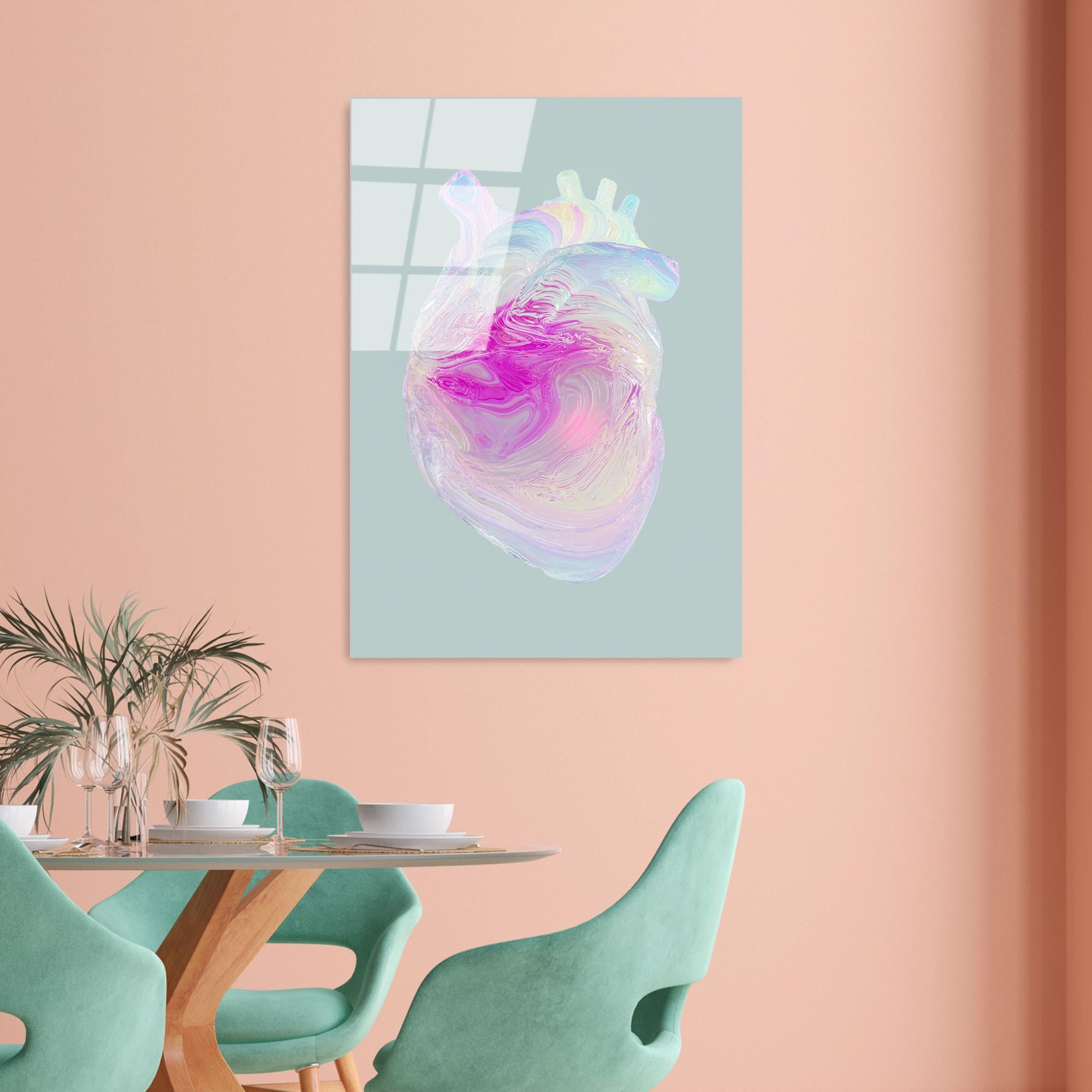 UV-1210 Baskılı Cam Dikdörtgen Duvar Tablosu | ByLamp