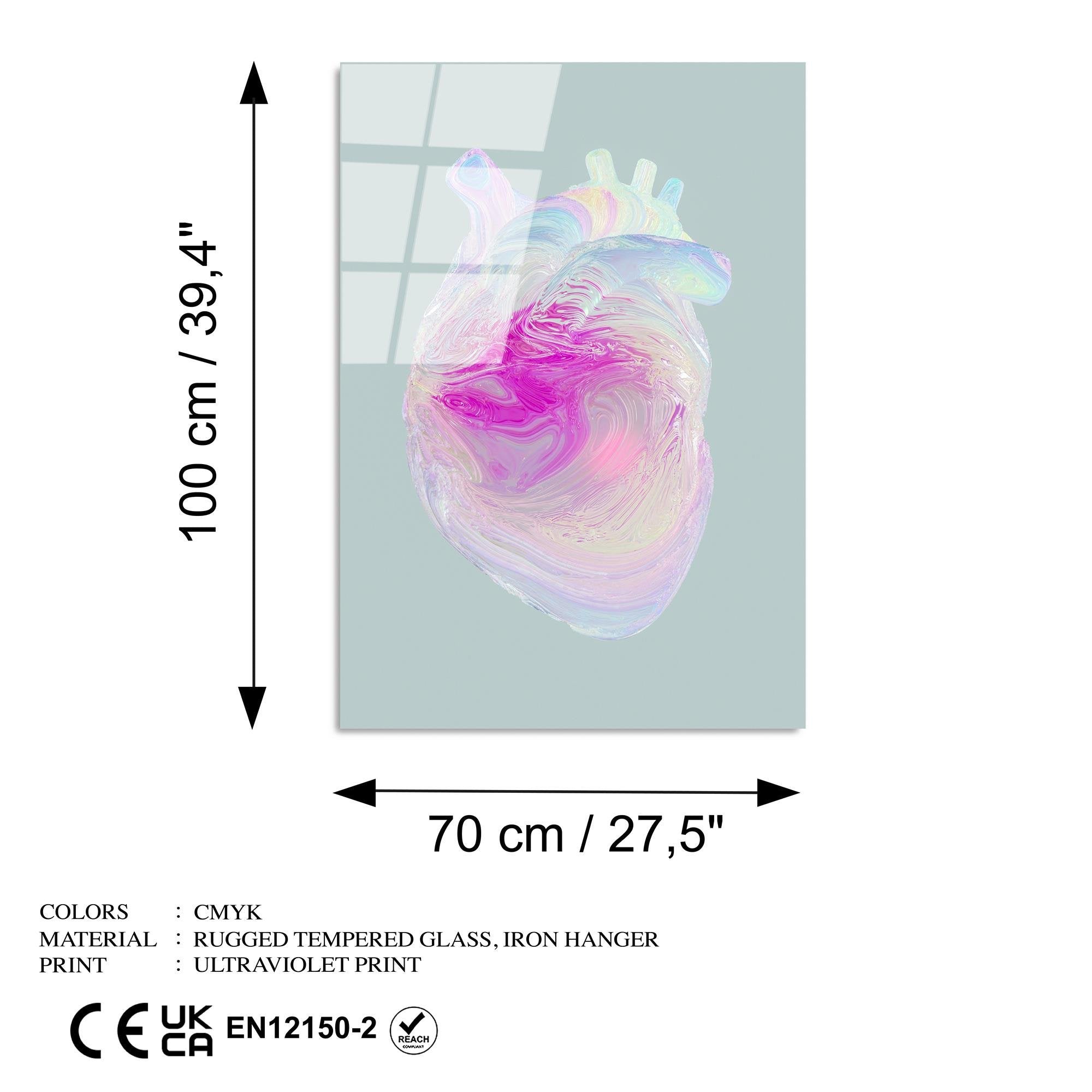UV-1210 Baskılı Cam Dikdörtgen Duvar Tablosu | ByLamp