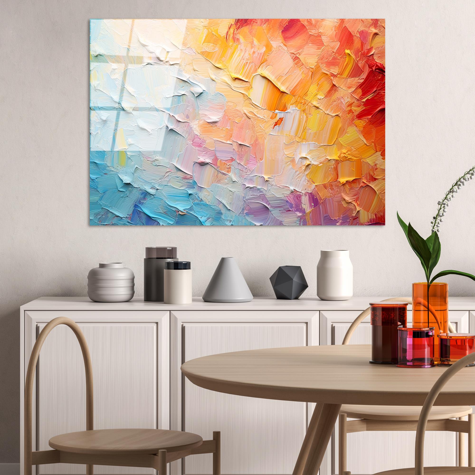 UV-1212 Baskılı Cam Dikdörtgen Duvar Tablosu | ByLamp