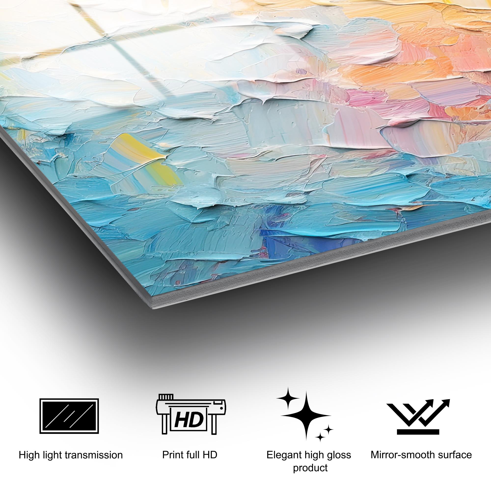 UV-1212 Baskılı Cam Dikdörtgen Duvar Tablosu | ByLamp