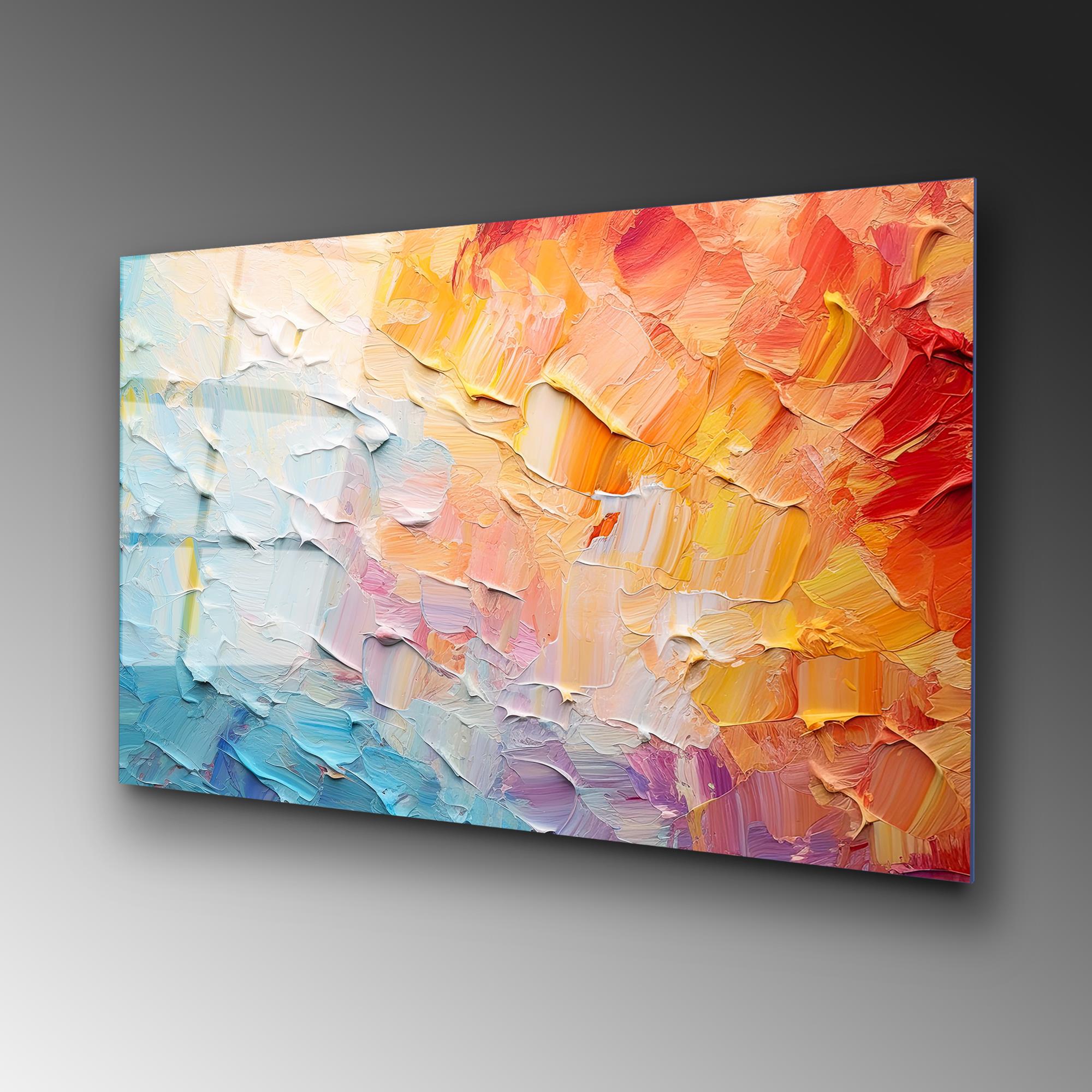 UV-1212 Baskılı Cam Dikdörtgen Duvar Tablosu | ByLamp