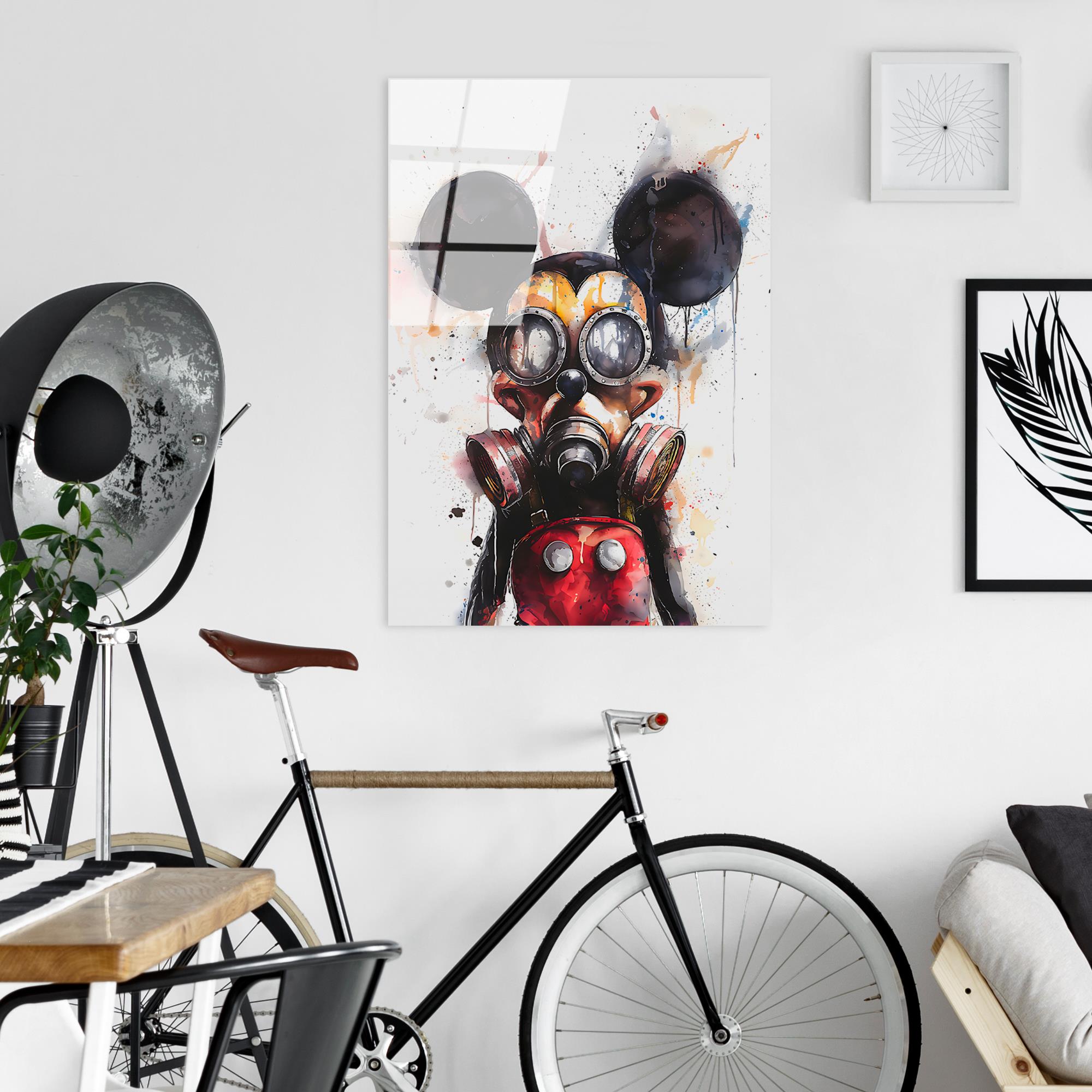 UV-1213 Baskılı Cam Dikdörtgen Duvar Tablosu | ByLamp