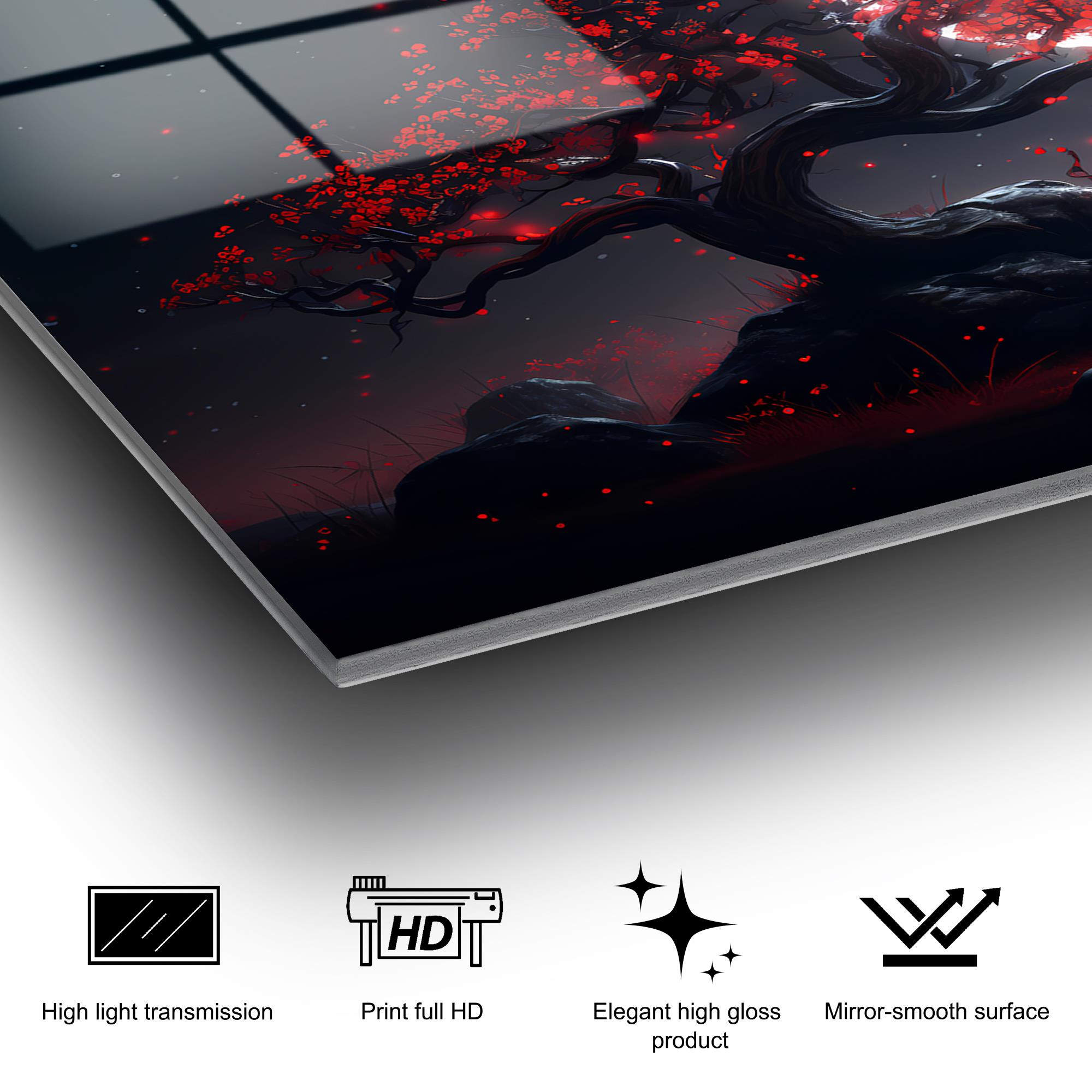 UV-1215 Baskılı Cam Dikdörtgen Duvar Tablosu | ByLamp