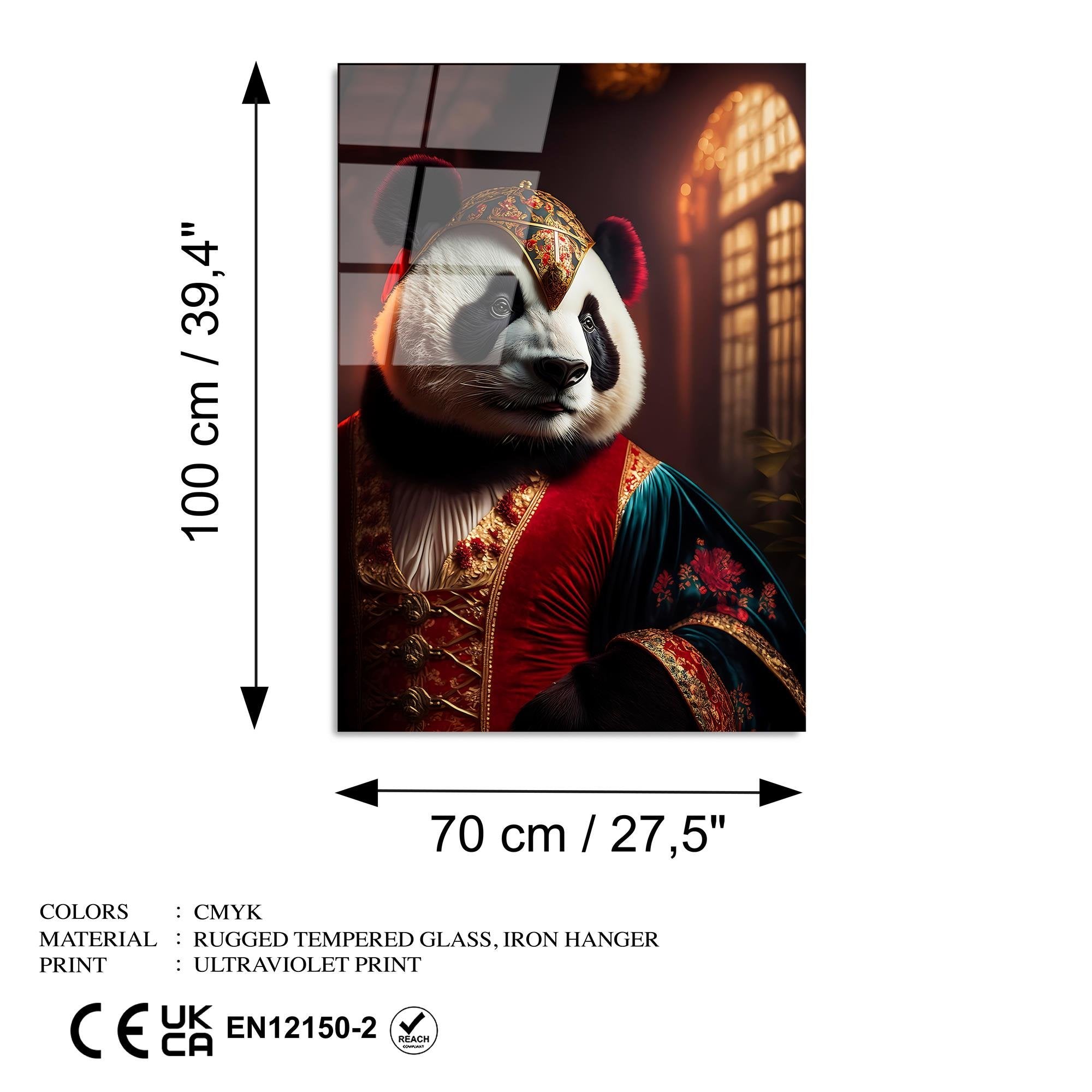 UV-1219 Baskılı Cam Dikdörtgen Duvar Tablosu | ByLamp