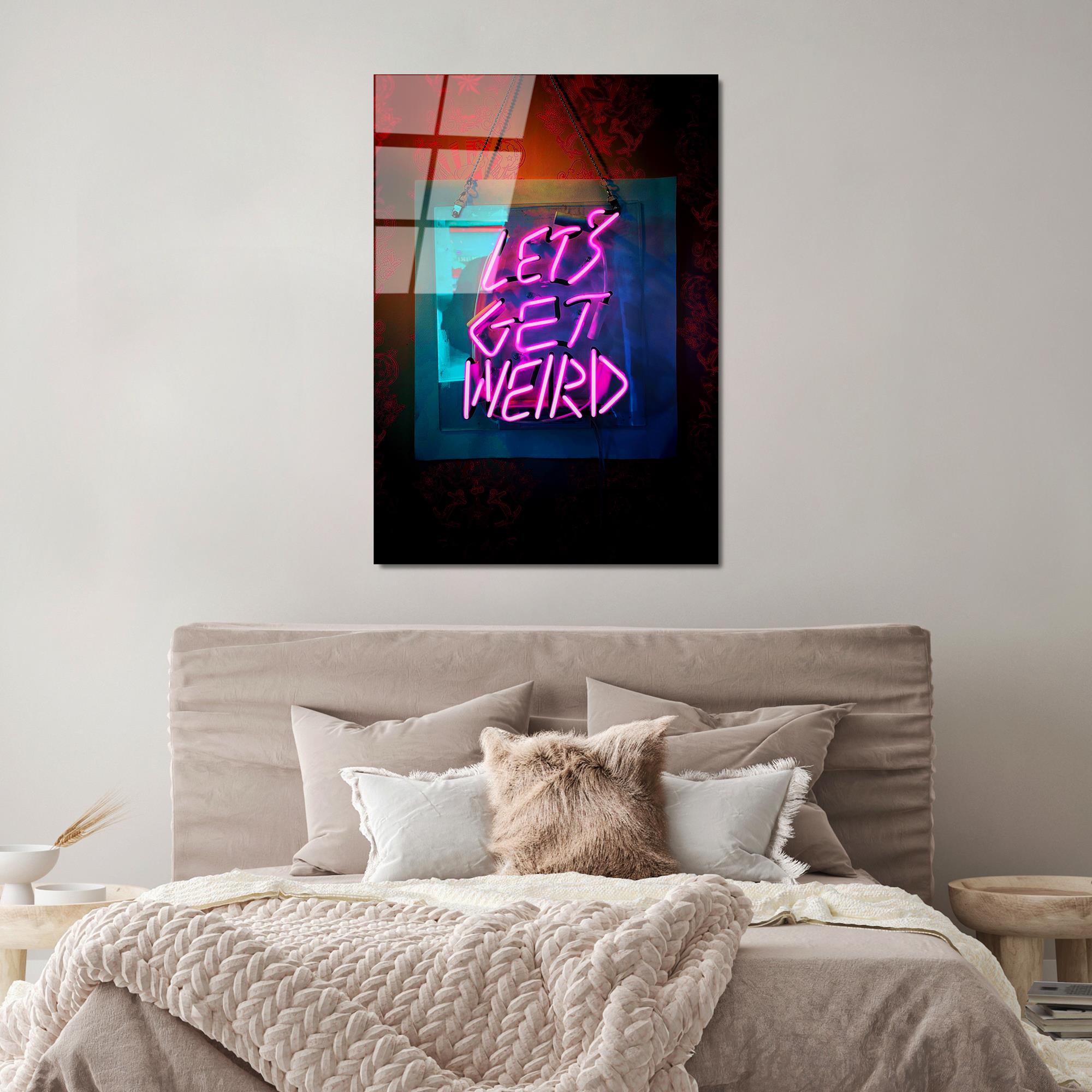 UV-121 Baskılı Cam Dikdörtgen Duvar Tablosu | ByLamp