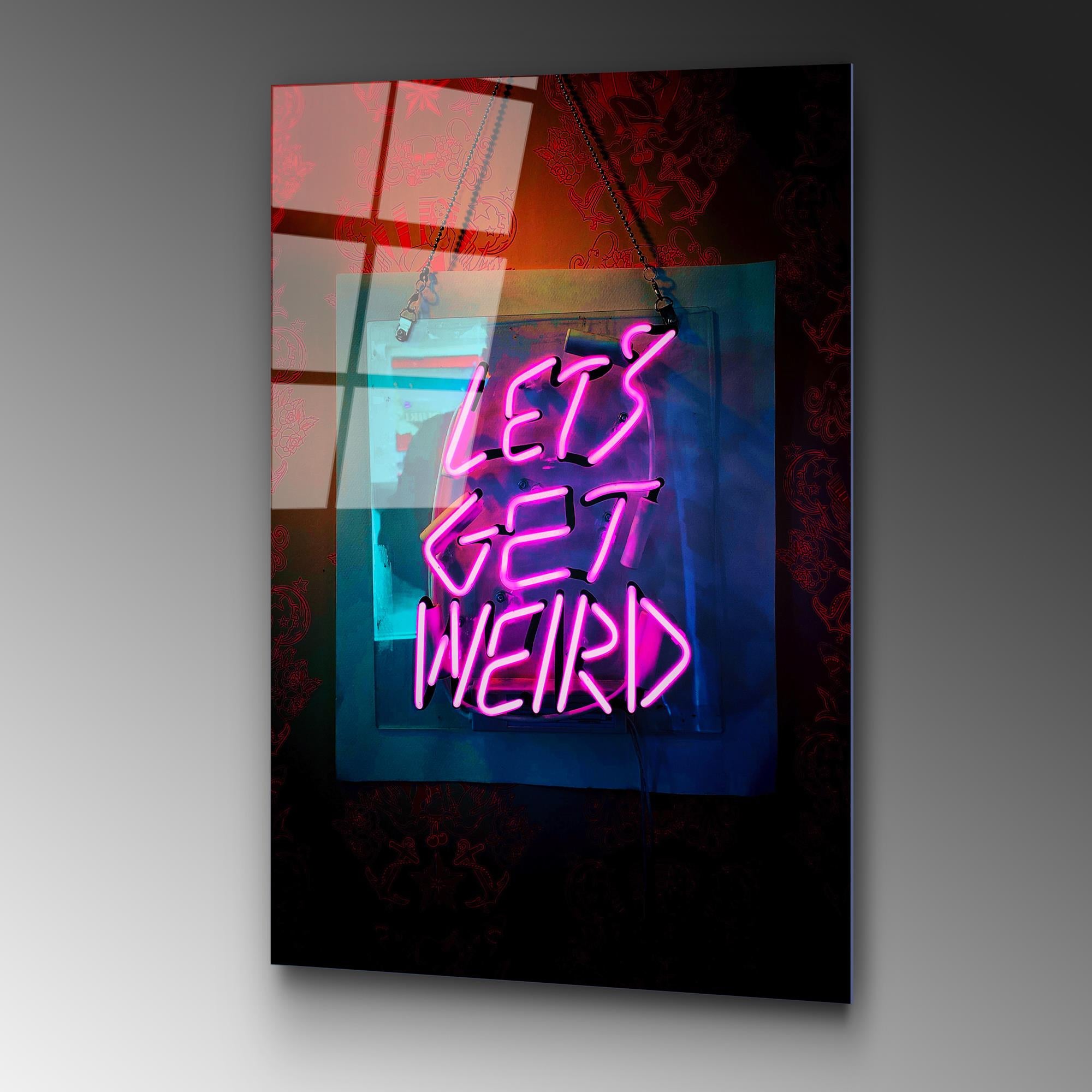 UV-121 Baskılı Cam Dikdörtgen Duvar Tablosu | ByLamp