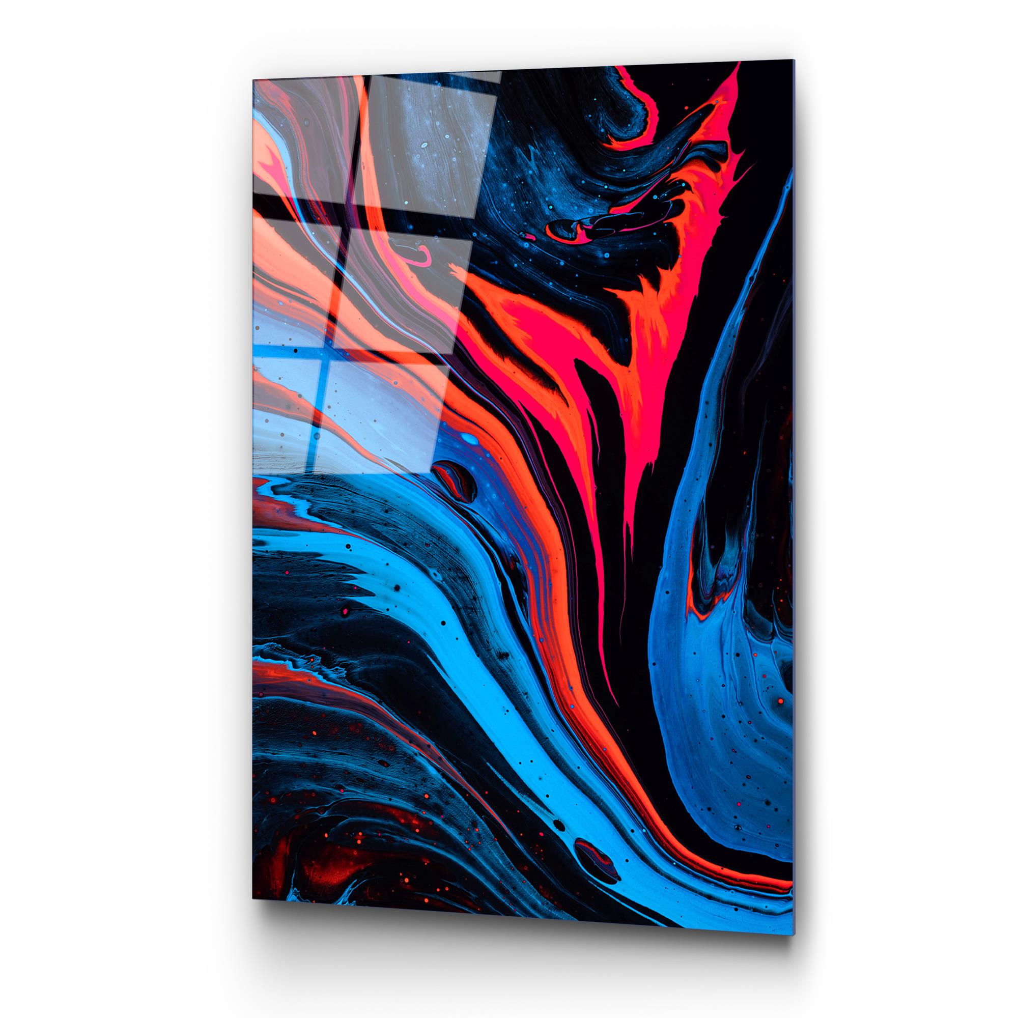 UV-124 Baskılı Cam Dikdörtgen Duvar Tablosu | ByLamp