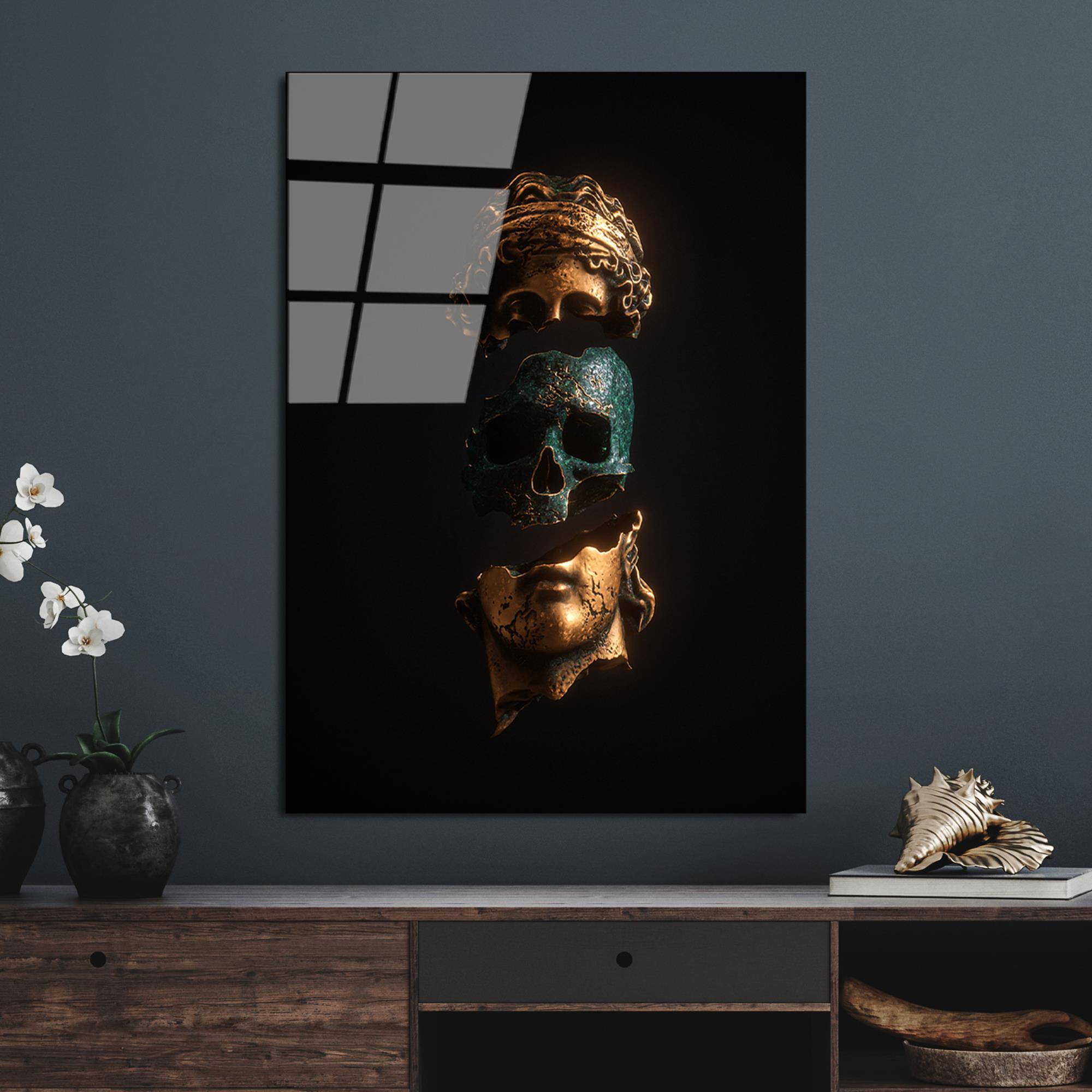 UV-125 Baskılı Cam Dikdörtgen Duvar Tablosu | ByLamp