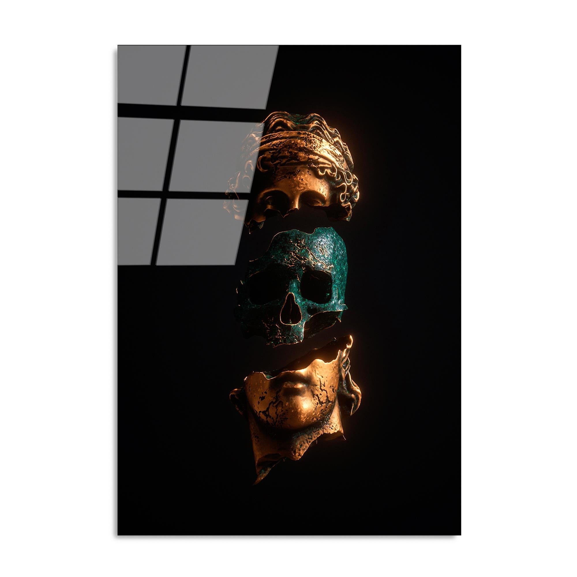 UV-125 Baskılı Cam Dikdörtgen Duvar Tablosu | ByLamp