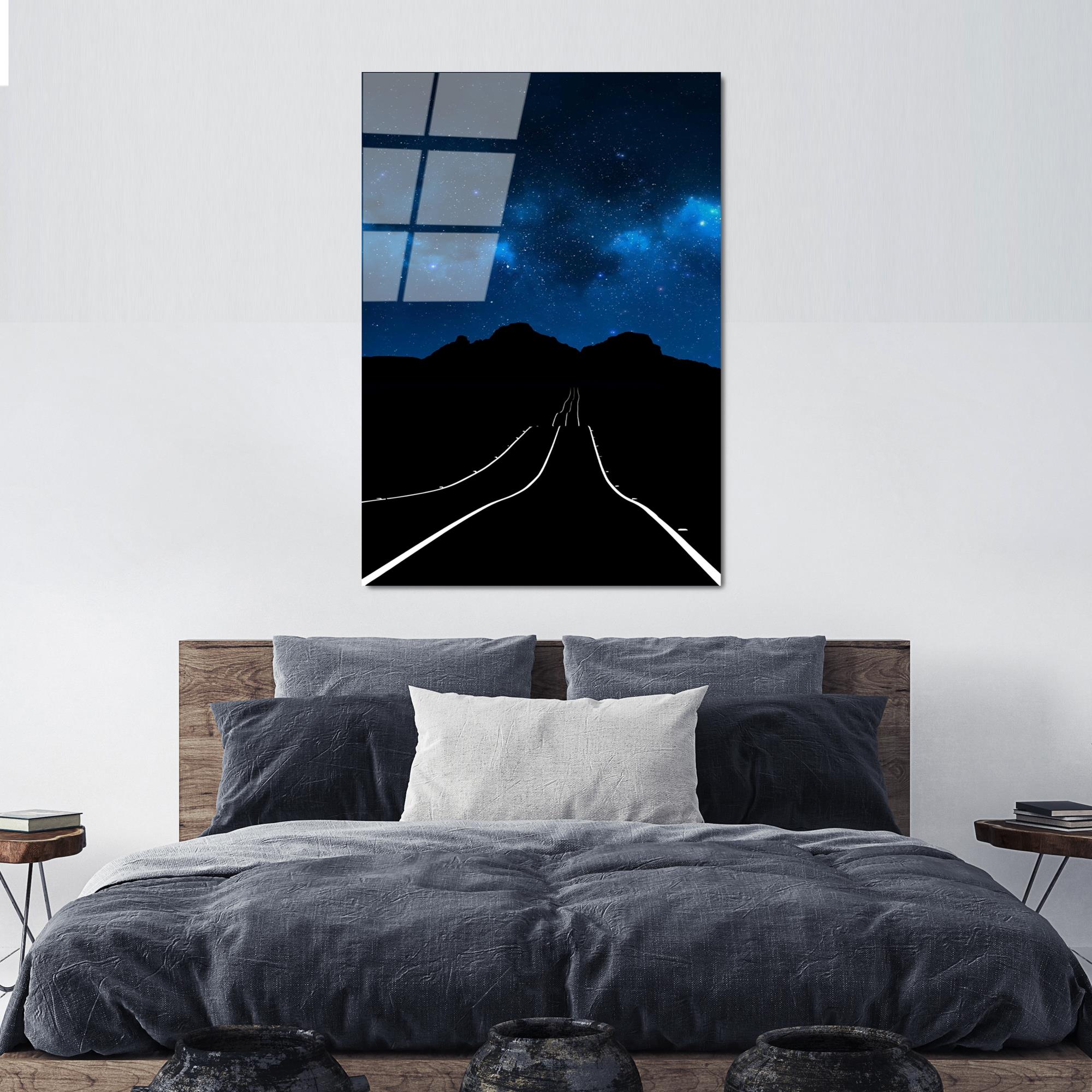 UV-126 Baskılı Cam Dikdörtgen Duvar Tablosu | ByLamp