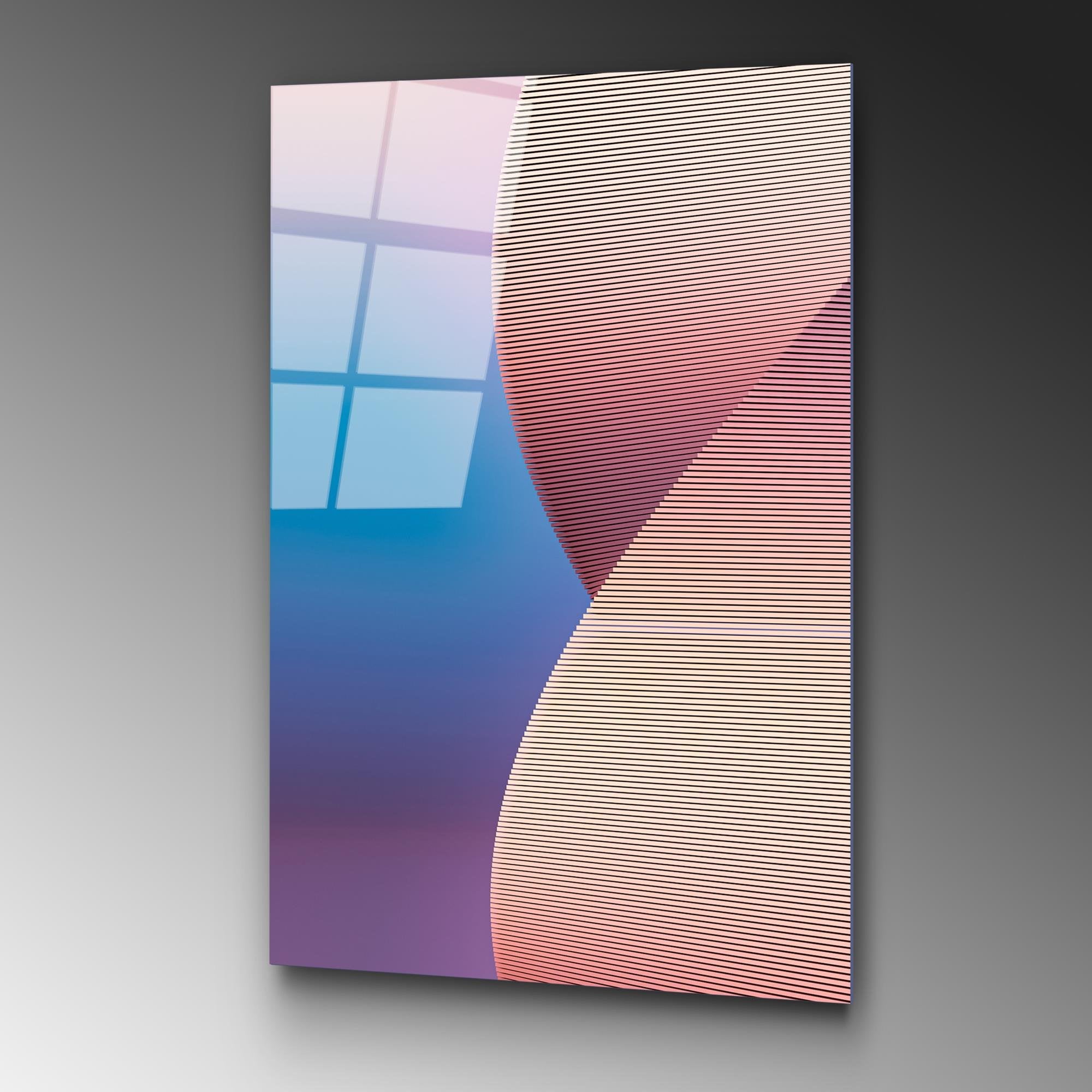 UV-128 Baskılı Cam Dikdörtgen Duvar Tablosu | ByLamp