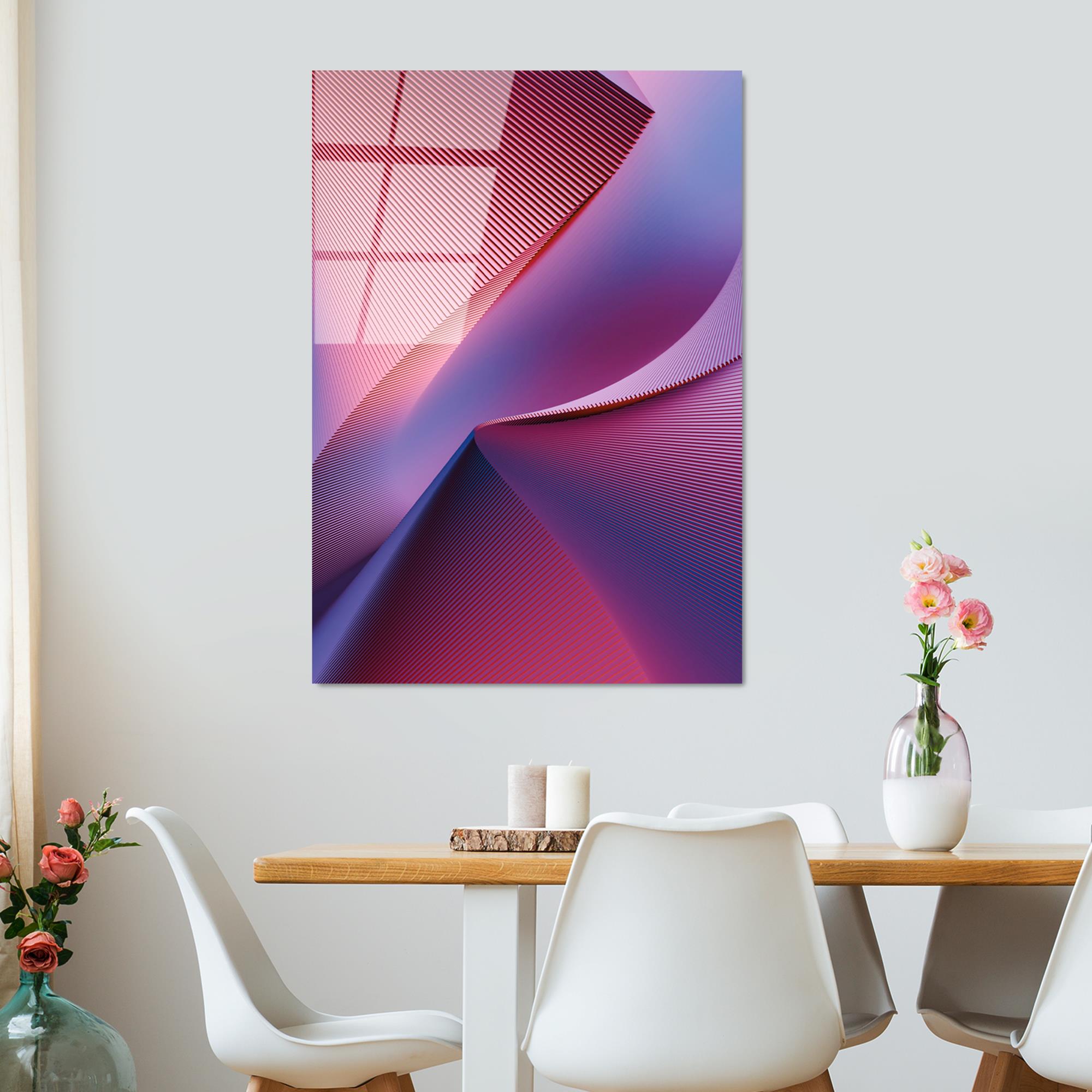 UV-129 Baskılı Cam Dikdörtgen Duvar Tablosu | ByLamp