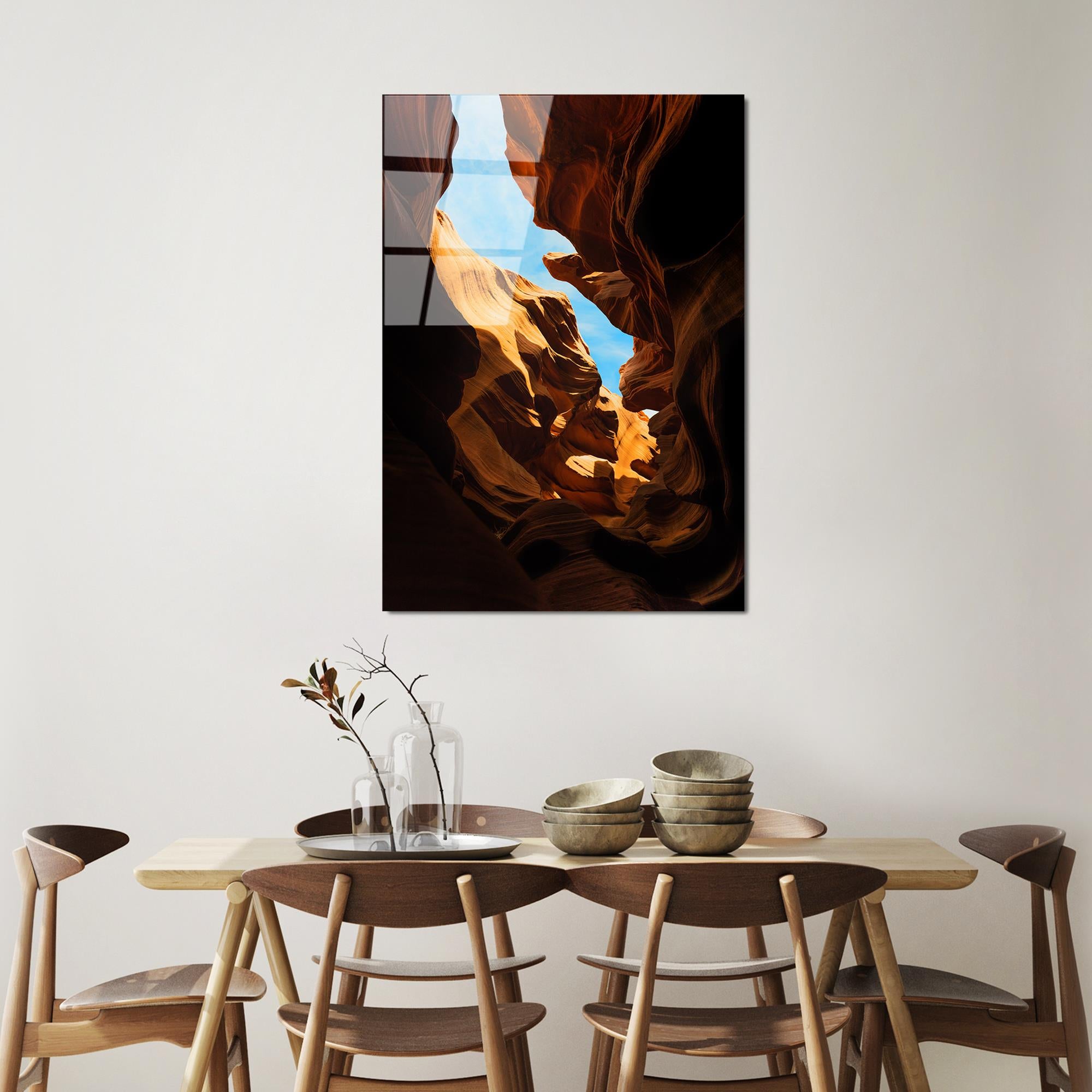 UV-131 Baskılı Cam Dikdörtgen Duvar Tablosu | ByLamp