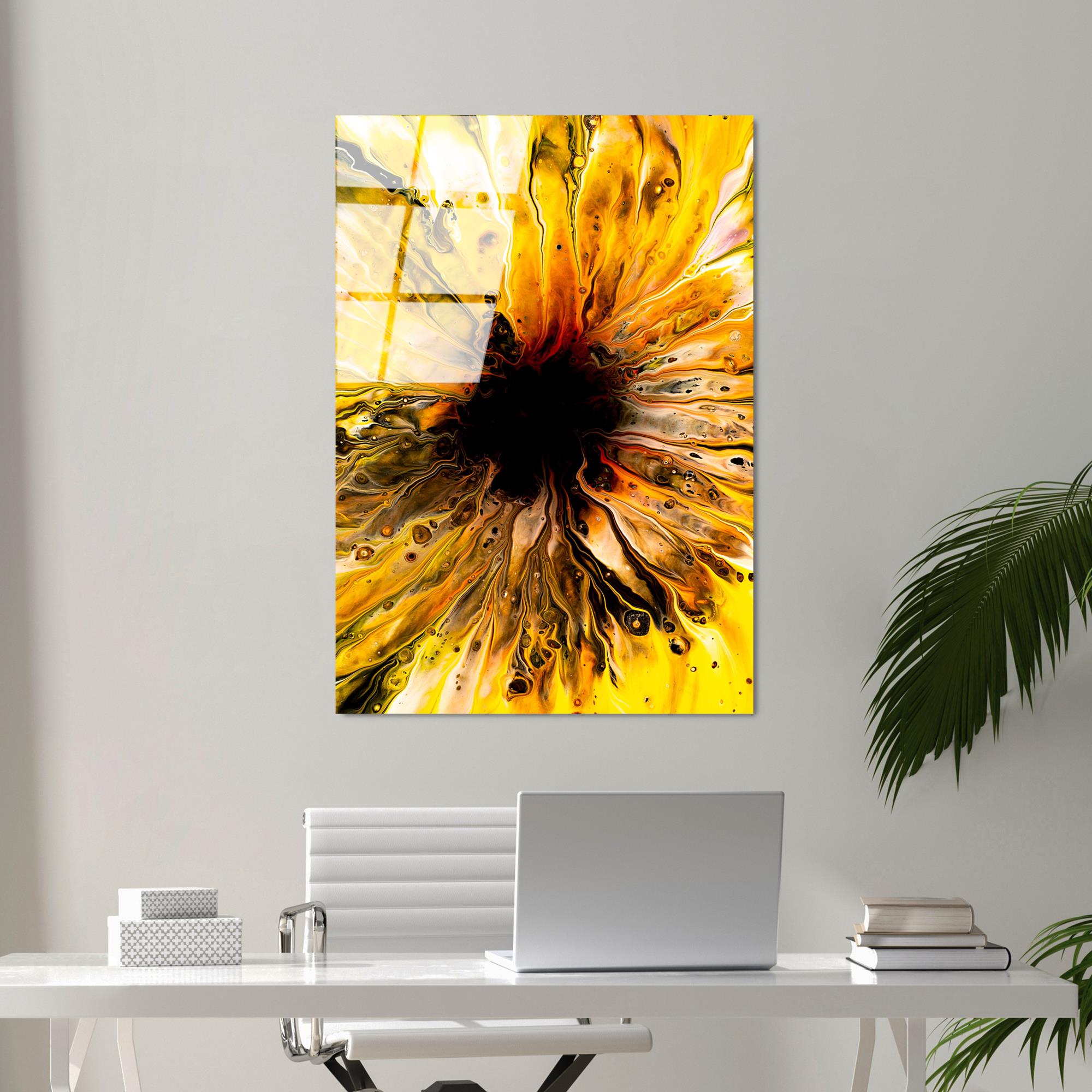 UV-134 Baskılı Cam Dikdörtgen Duvar Tablosu | ByLamp