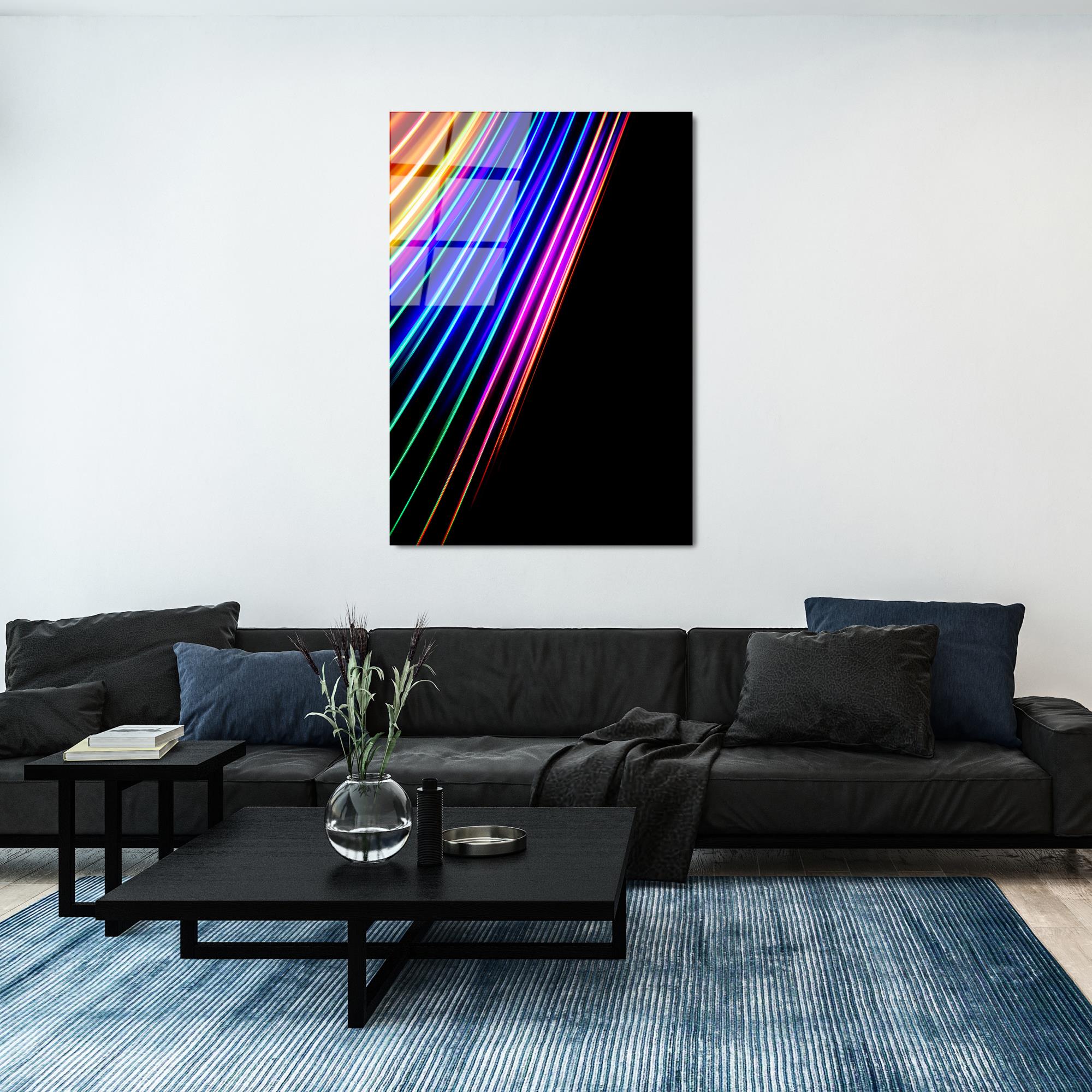 UV-135 Baskılı Cam Dikdörtgen Duvar Tablosu | ByLamp