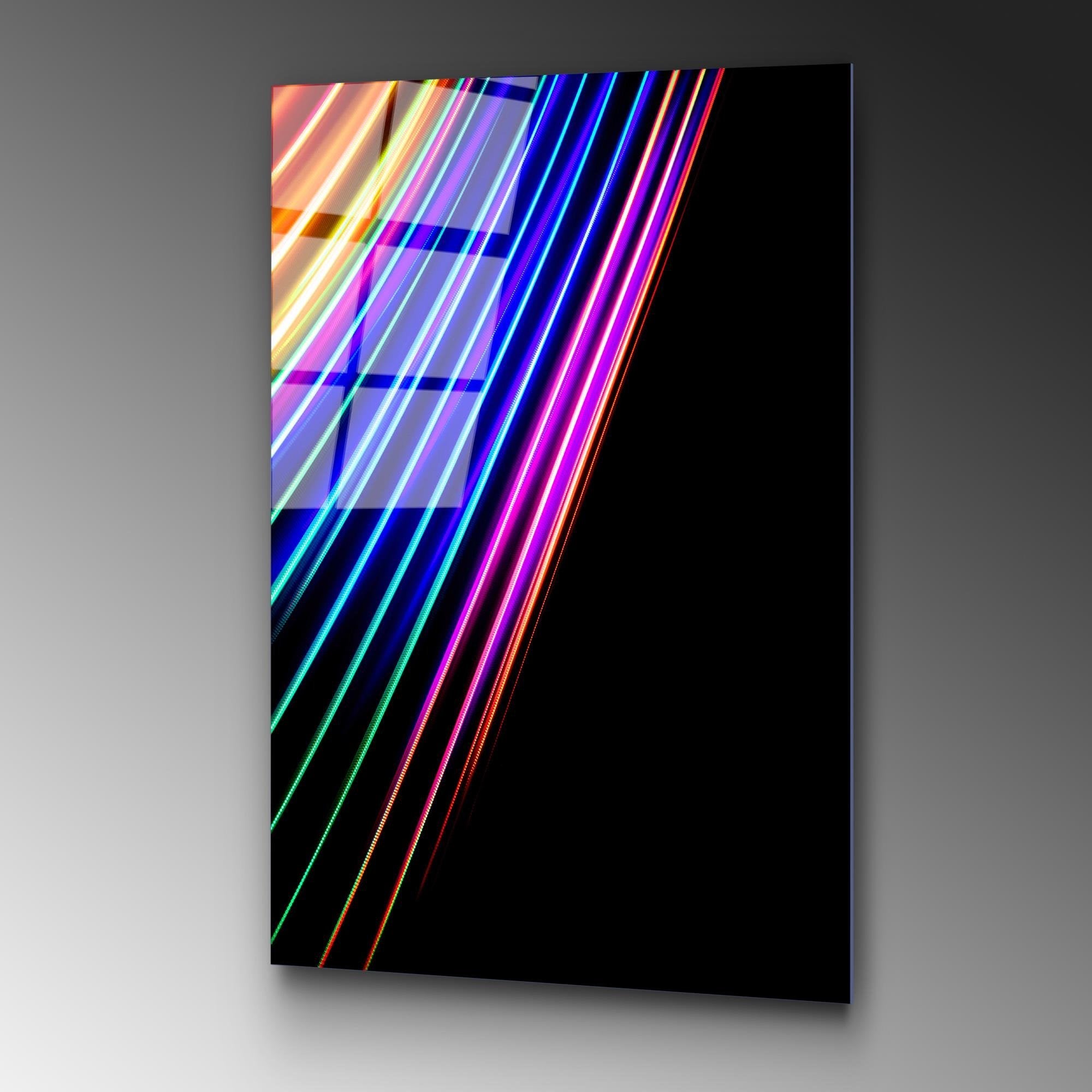 UV-135 Baskılı Cam Dikdörtgen Duvar Tablosu | ByLamp