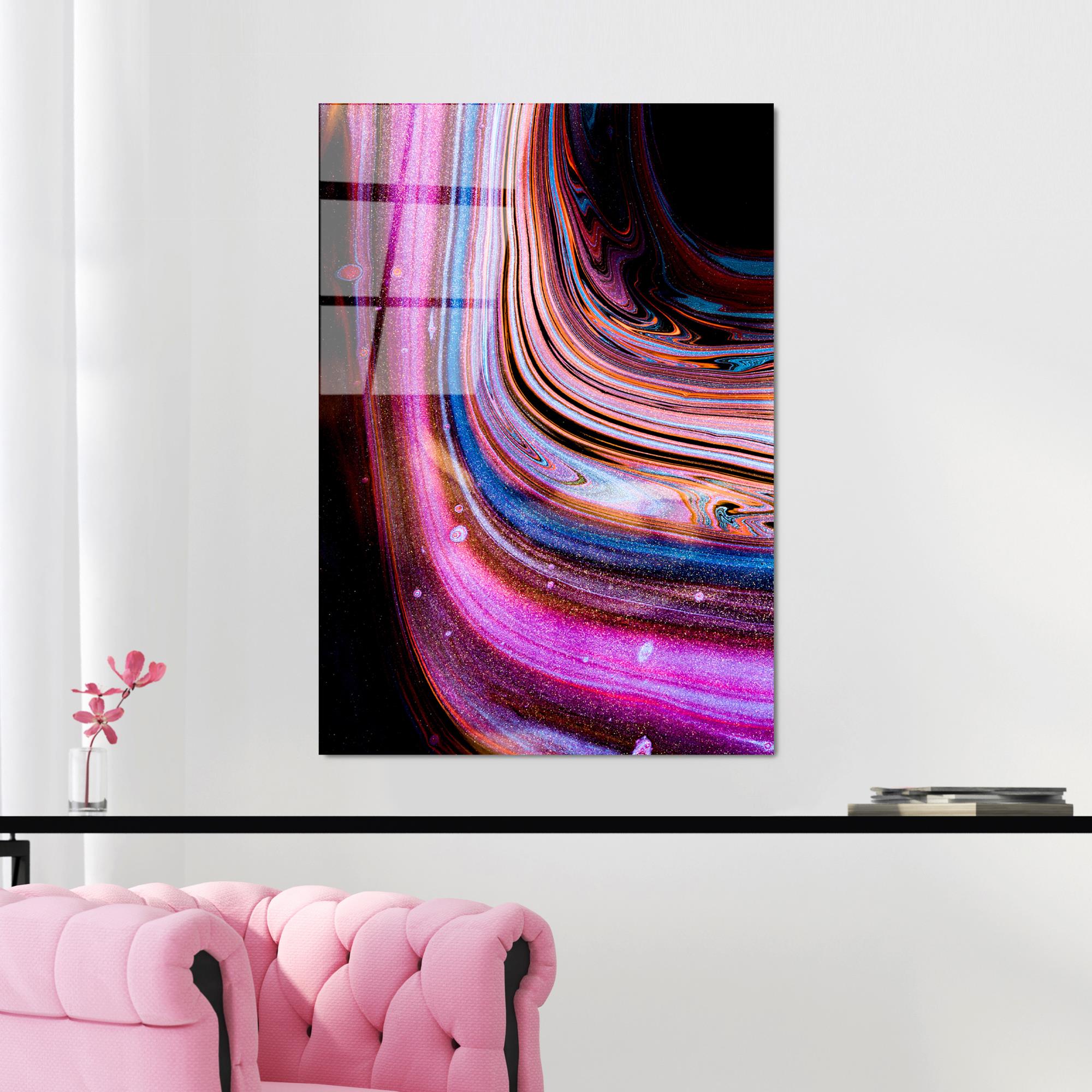 UV-136 Baskılı Cam Dikdörtgen Duvar Tablosu | ByLamp