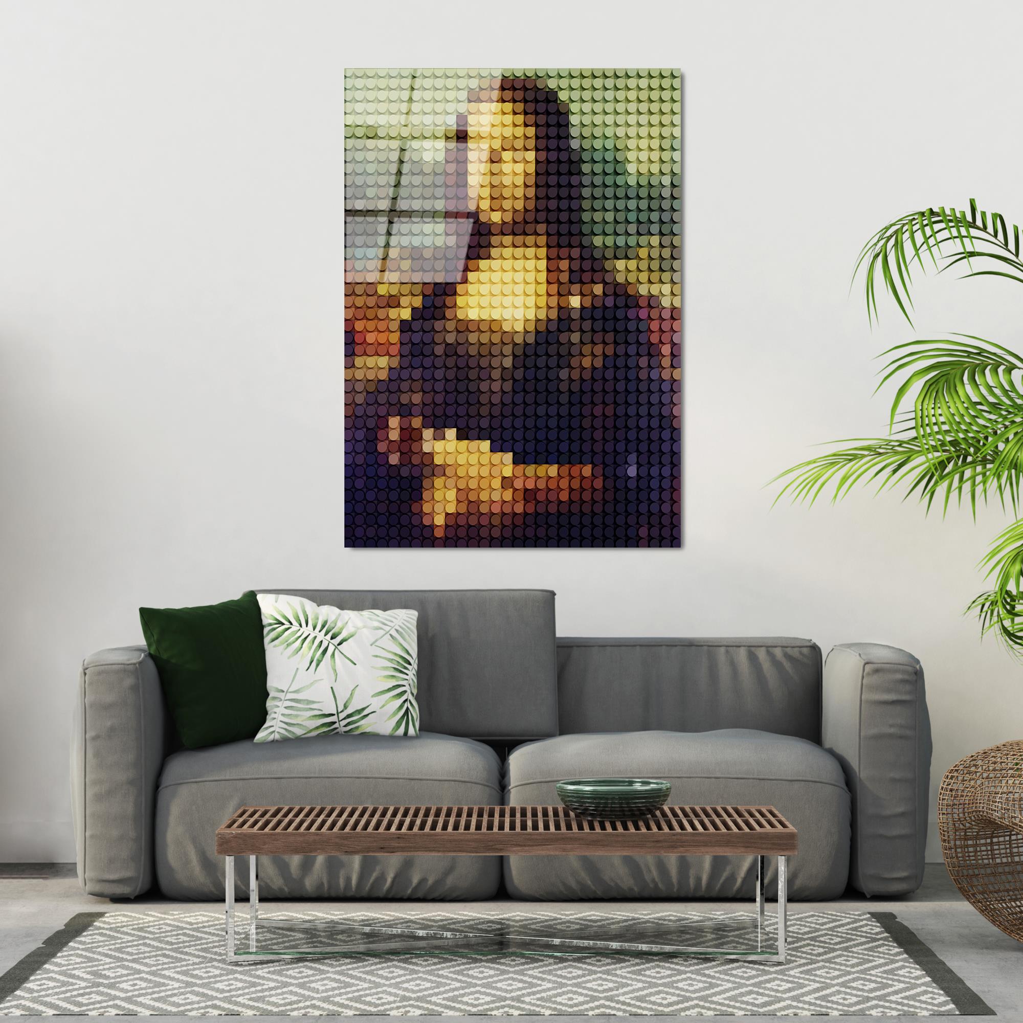 UV-137 Baskılı Cam Dikdörtgen Duvar Tablosu | ByLamp