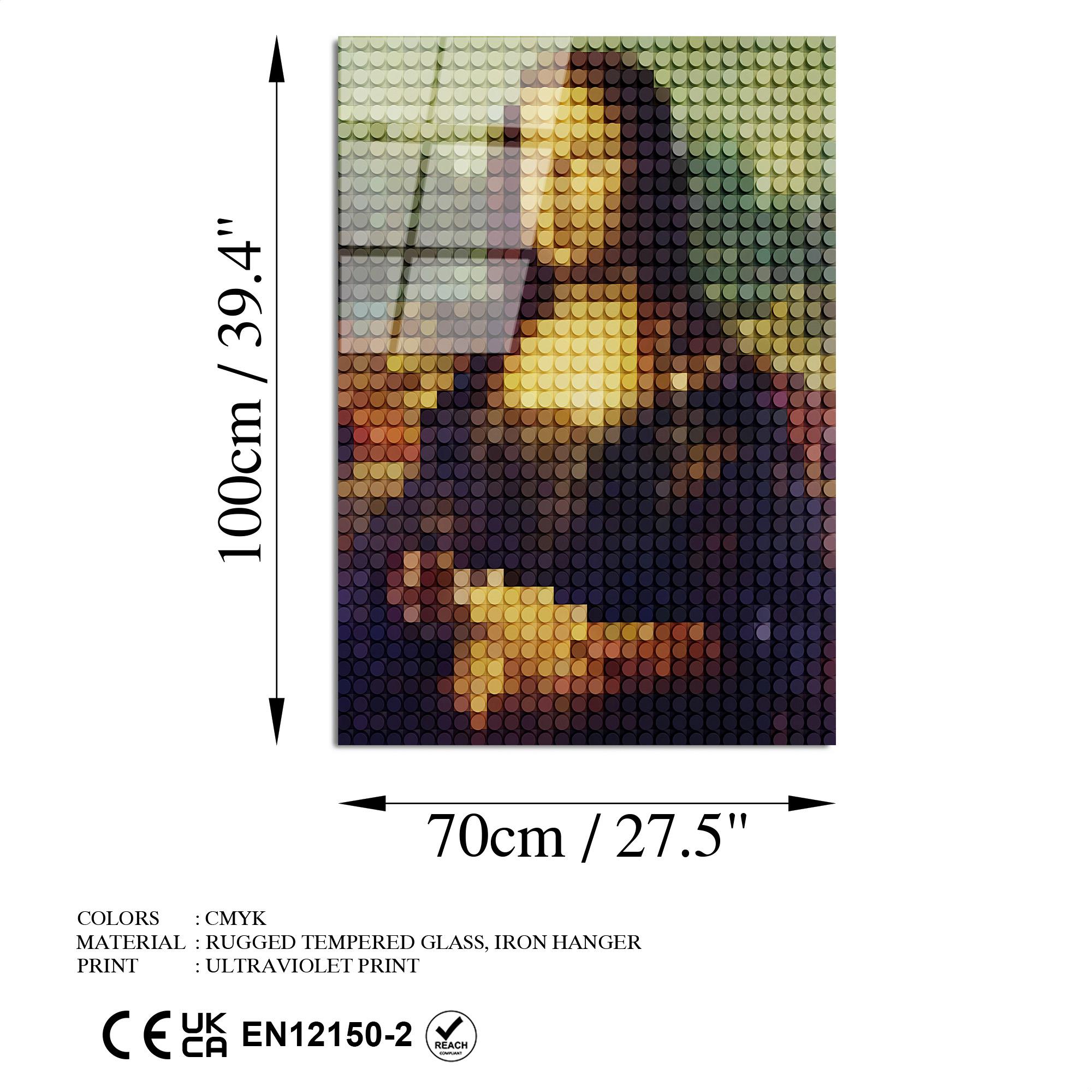 UV-137 Baskılı Cam Dikdörtgen Duvar Tablosu | ByLamp