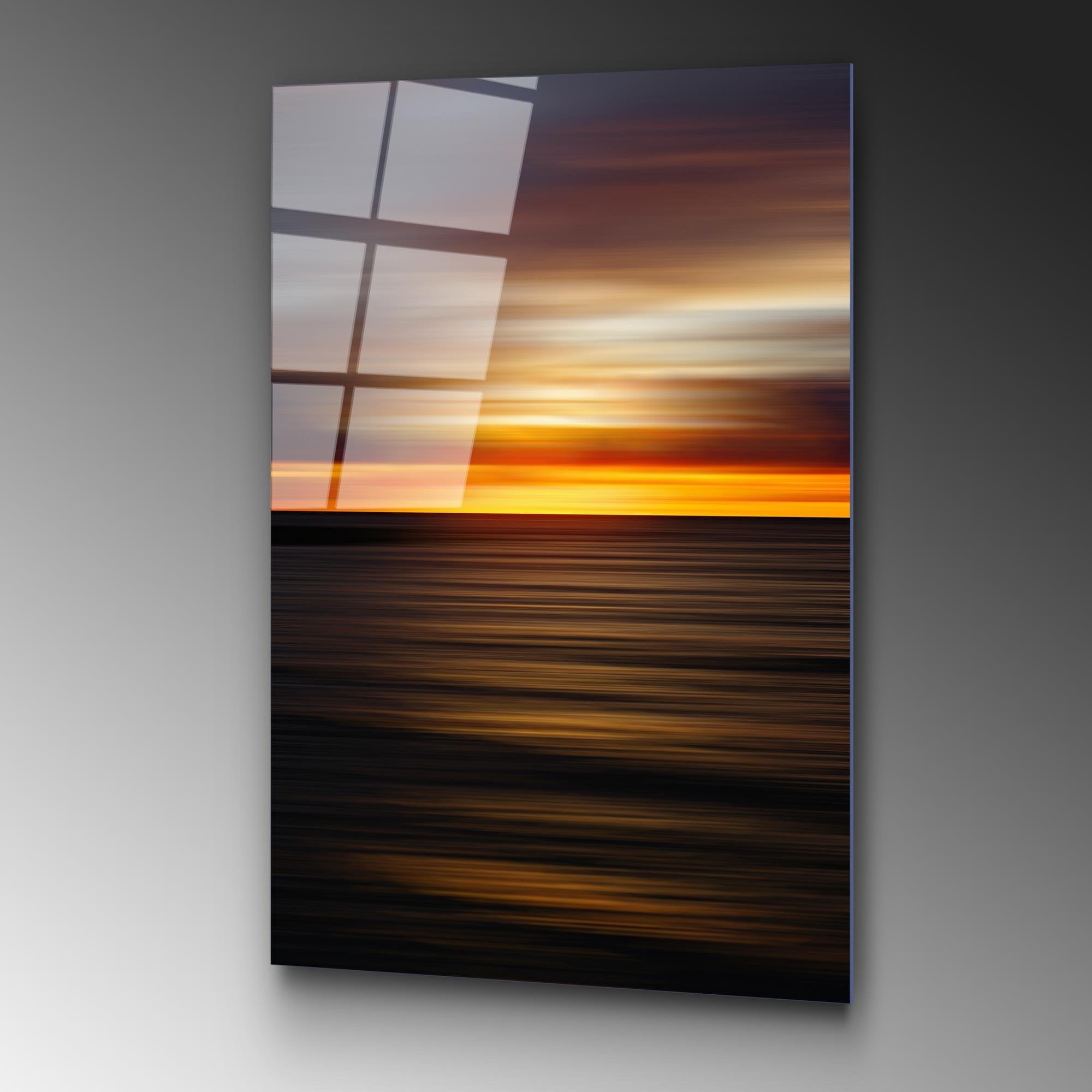 UV-139 Baskılı Cam Dikdörtgen Duvar Tablosu | ByLamp