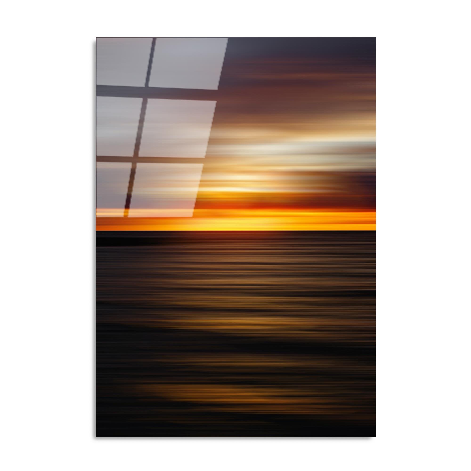 UV-139 Baskılı Cam Dikdörtgen Duvar Tablosu | ByLamp